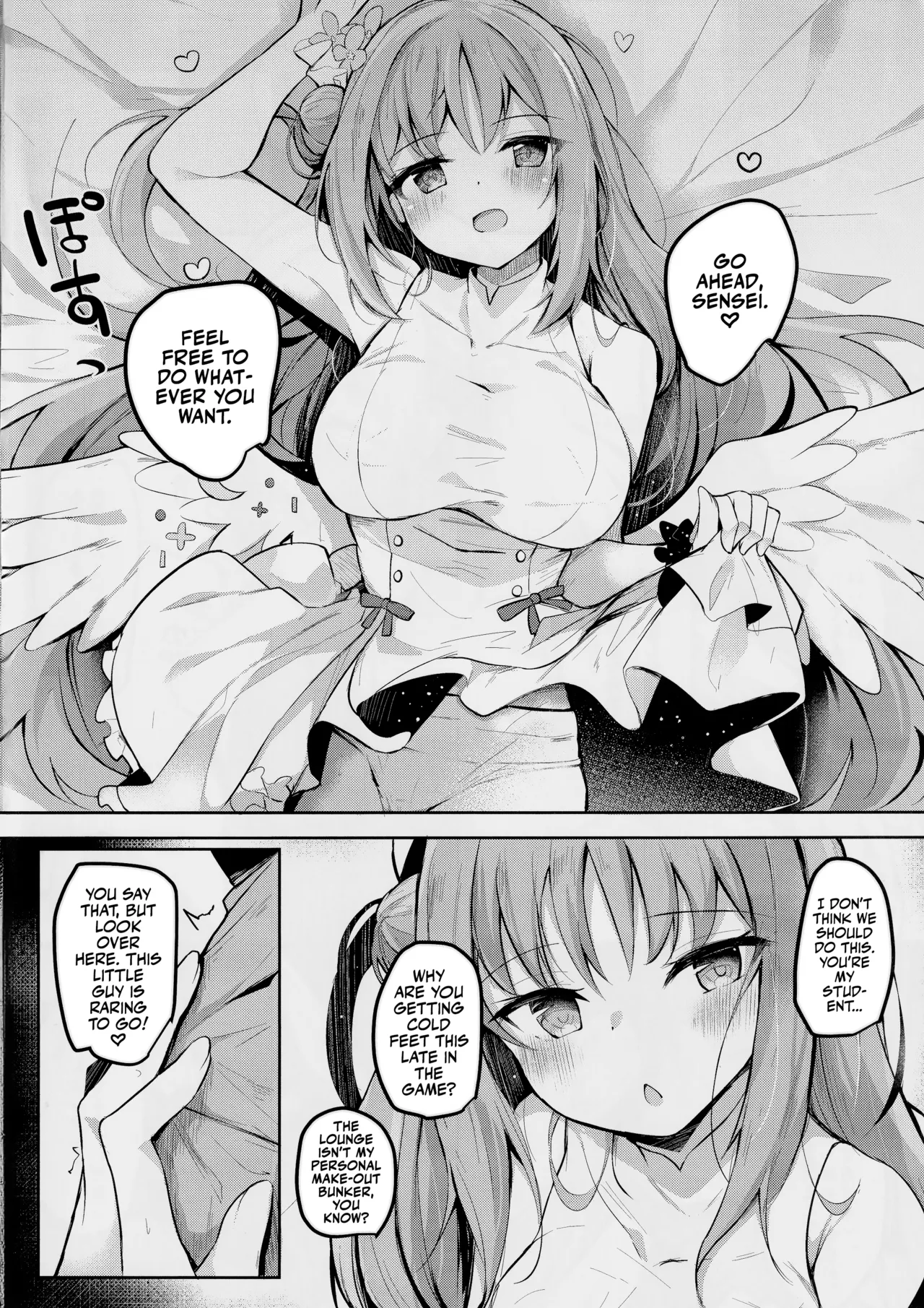 Page 3 of (C102) [Atelier Hinata (Hinata Yuu)] Mika no Yuuwaku Tanetsu Ecchi - She seduces her loving teacher and gets him to have sex with her inside. (Blue Archive) [English] [Team Rabu2]
