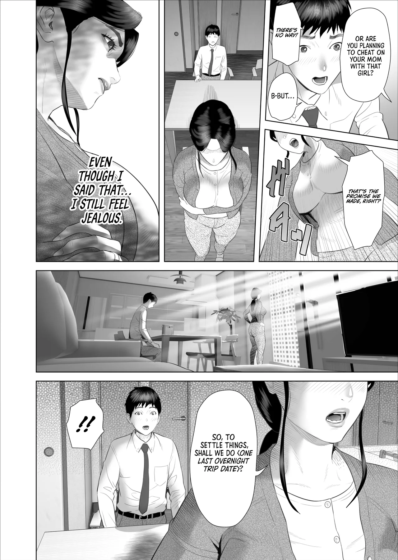[Hy-dou (Hyji)] Boku ga Okaa-san to Konna Koto ni Nacchau Hanashi 10 Onsen Hen | The story about how I came to be like this with my mother Vol.10 - Hot Spring Volume [English] [DXDSCANS] page 10 original parody - paizuri mosaic censorship hentai manga - read online free
