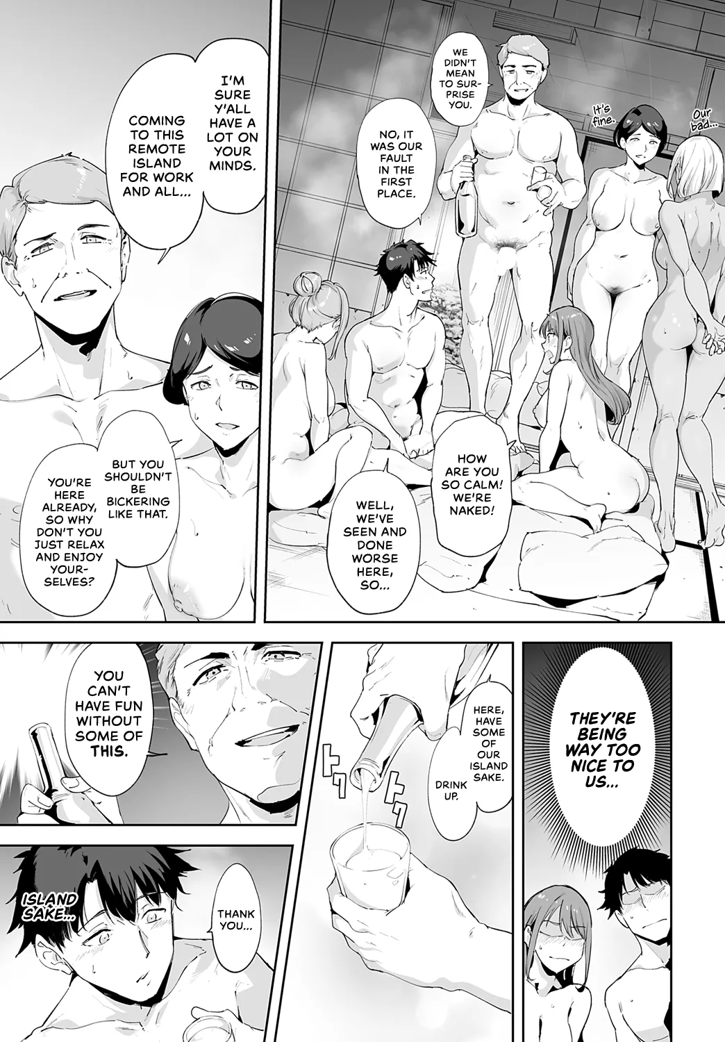 Amoral Island: Episode 4 page 19 - sole male nakadashi hentai manga - read online free