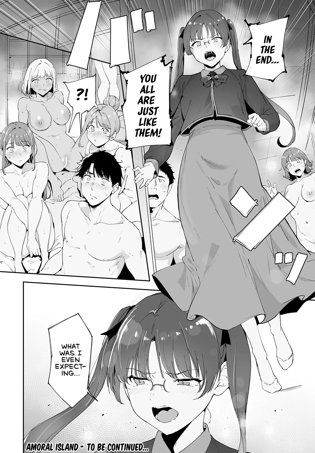 Amoral Island: Episode 4 page 40 - sweating big breasts hentai manga - read online free