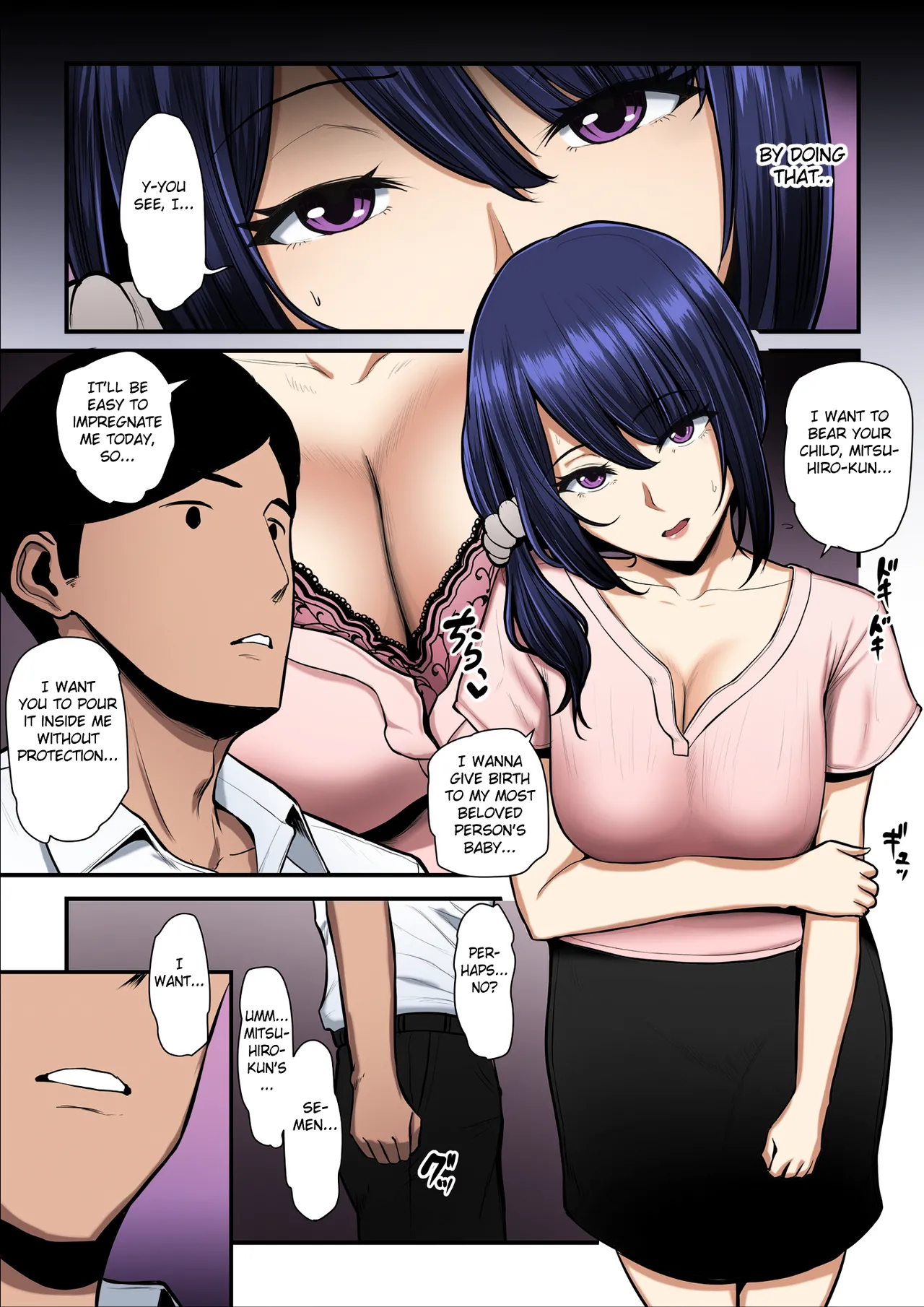 Nureta Ajisai 3 page 11 original parody - business suit pregnant hentai manga - read online free