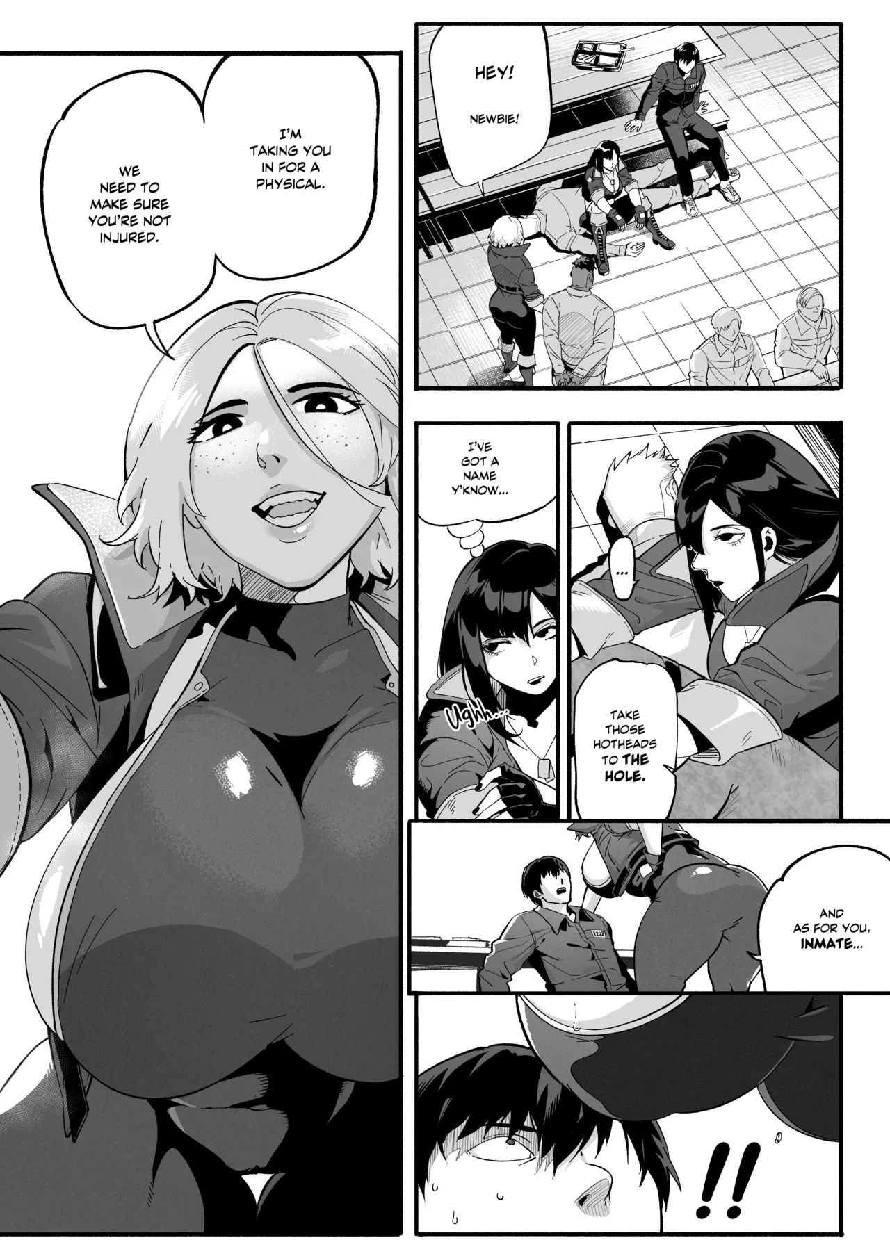 [WaifuSplit (Ryopie)] A-BLOCK ch.1-2 [English] page 19 original parody - big breasts paizuri hentai manga - read online free