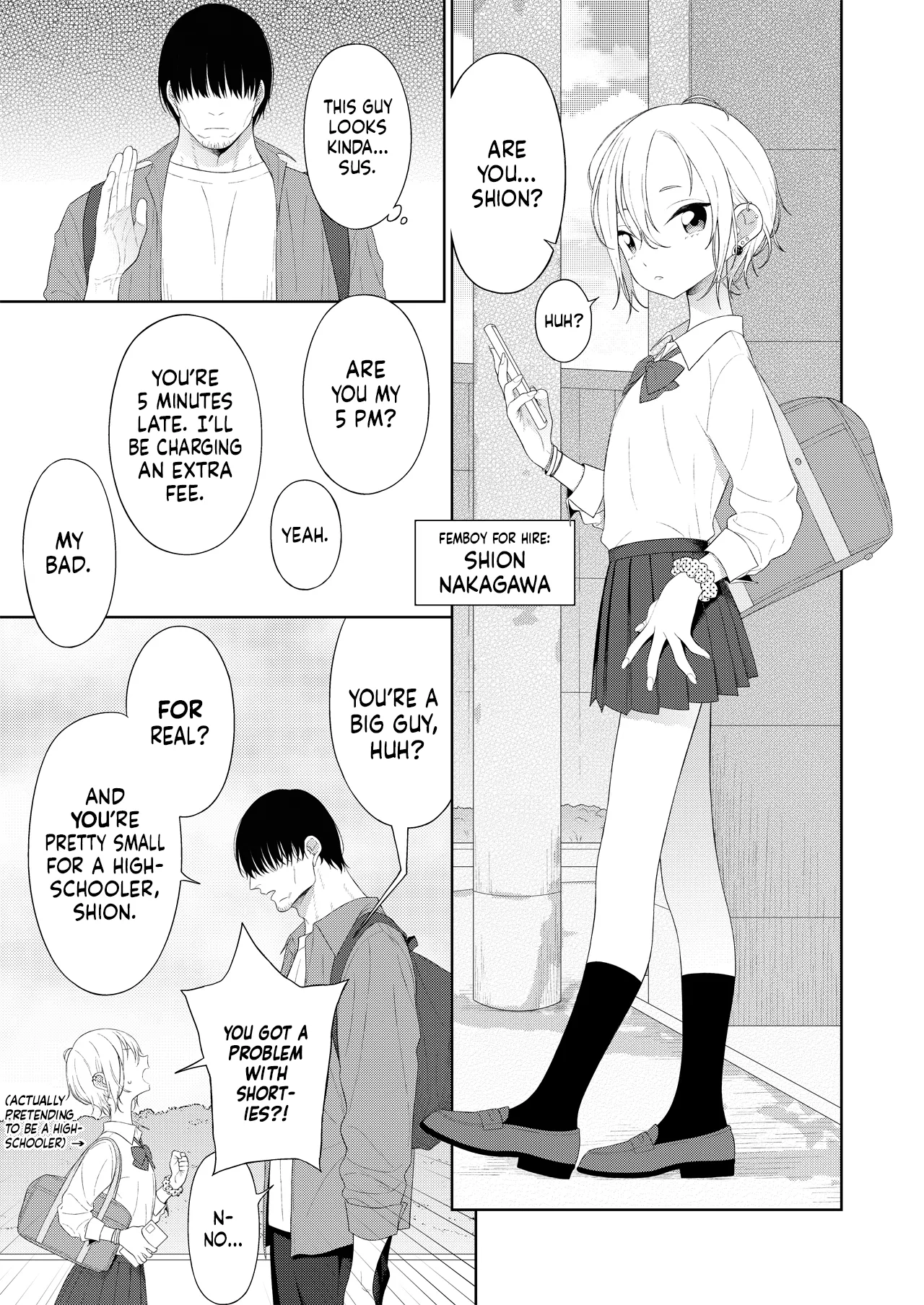 Page 2 of Kanraku! Papa Katsu Otokonoko | Lovestruck! Femboy for Hire