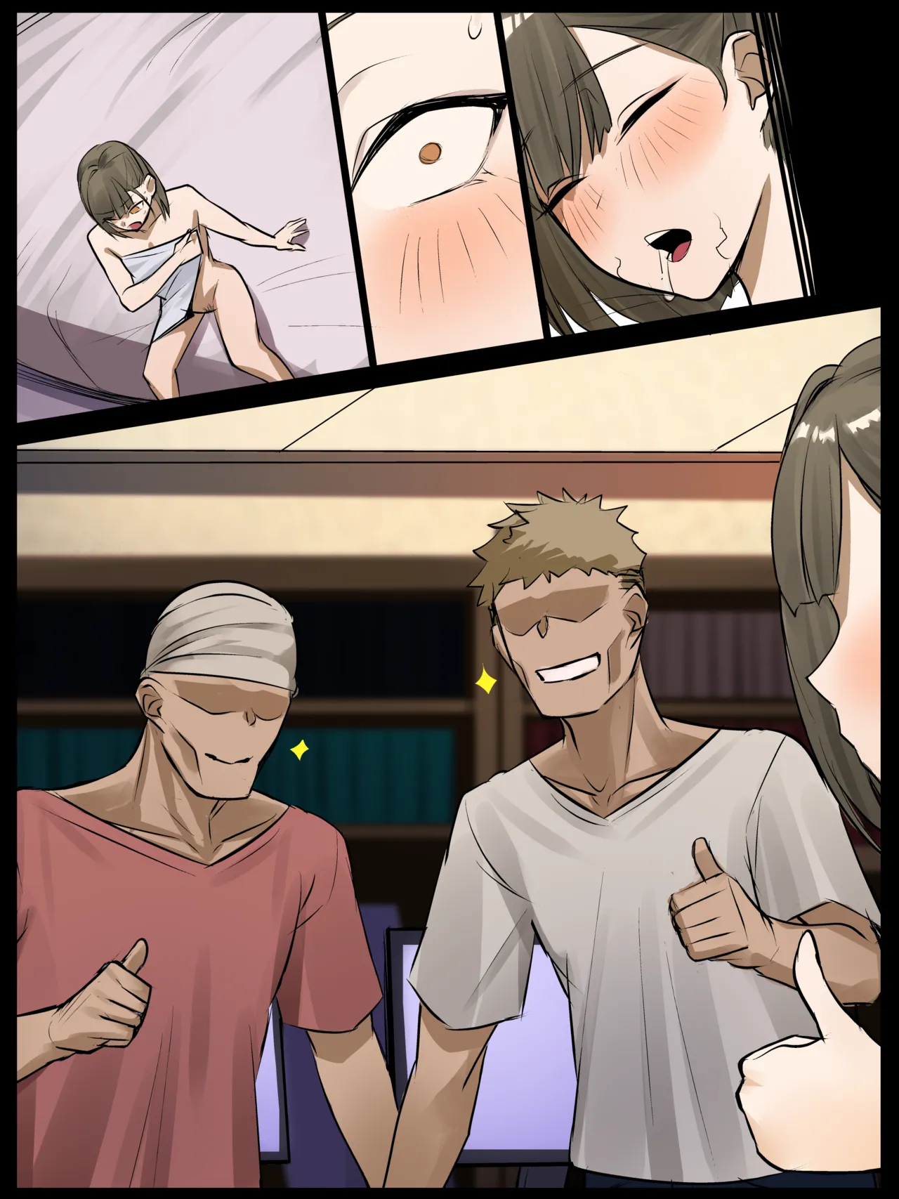 nro先生と優秀アシ page 15 original parody - sweating mmf threesome hentai manga - read online free