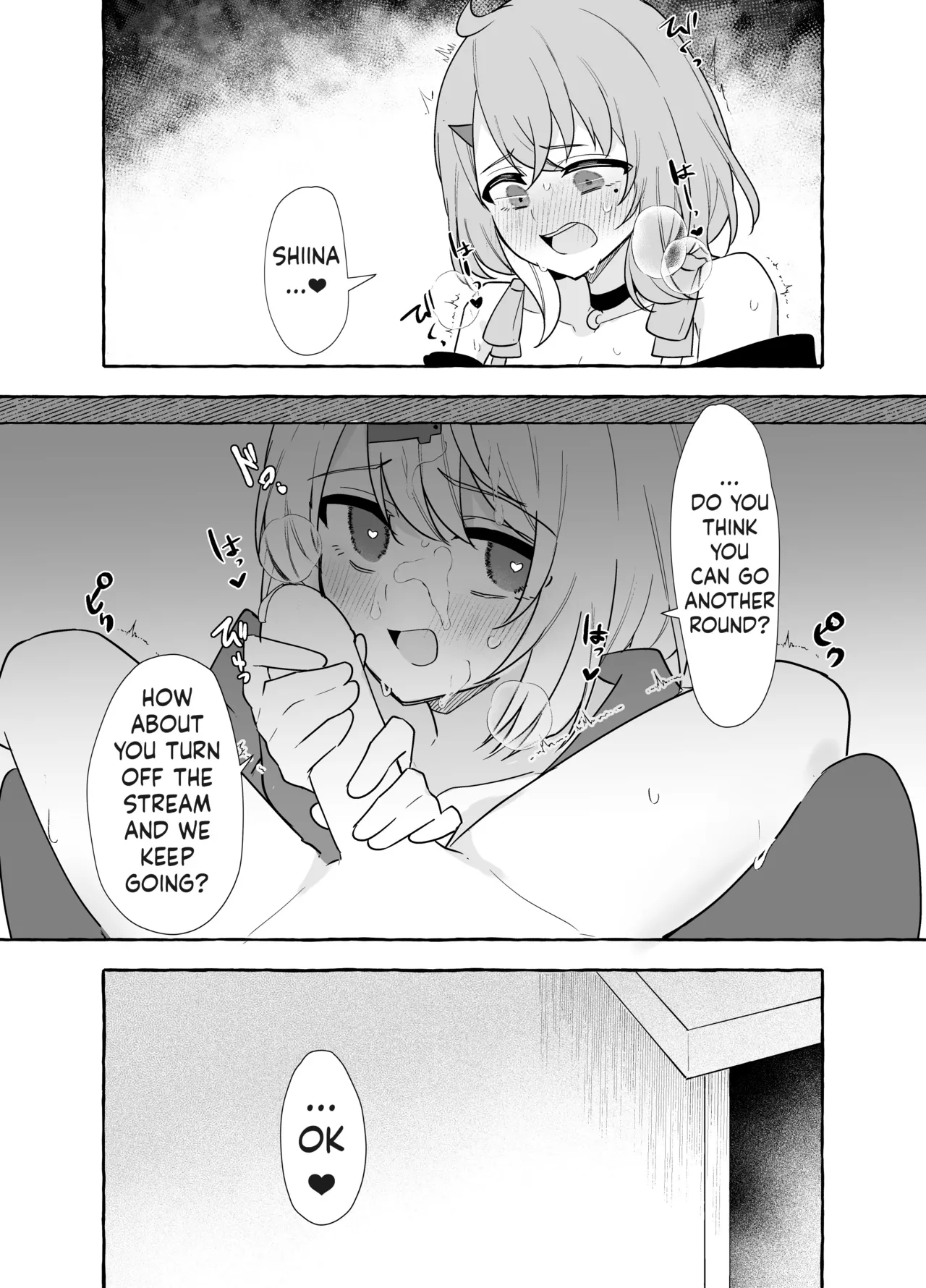 Futanari Sasaki and Shiina page 21 featuring shiina yuika nijisanji parody - futanari full censorship hentai manga - read online free
