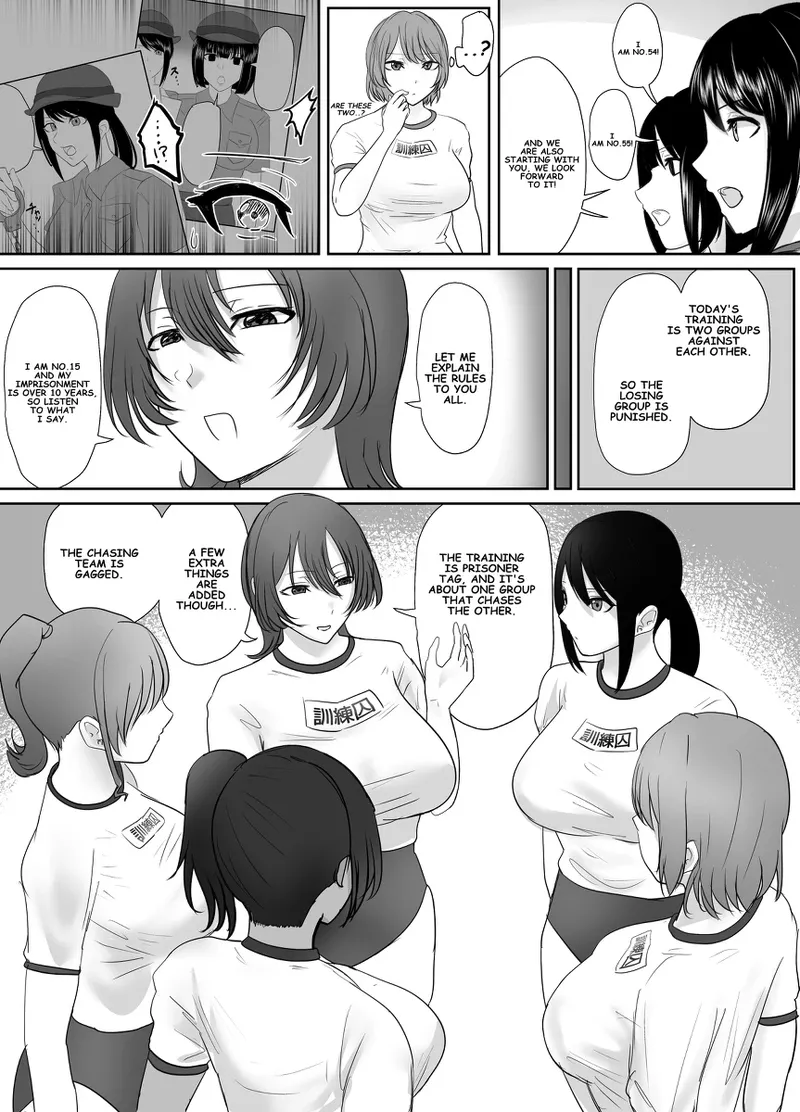 A young lady being arrested. Chapter 1-8 page 113 original parody - gag bondage hentai manga - read online free