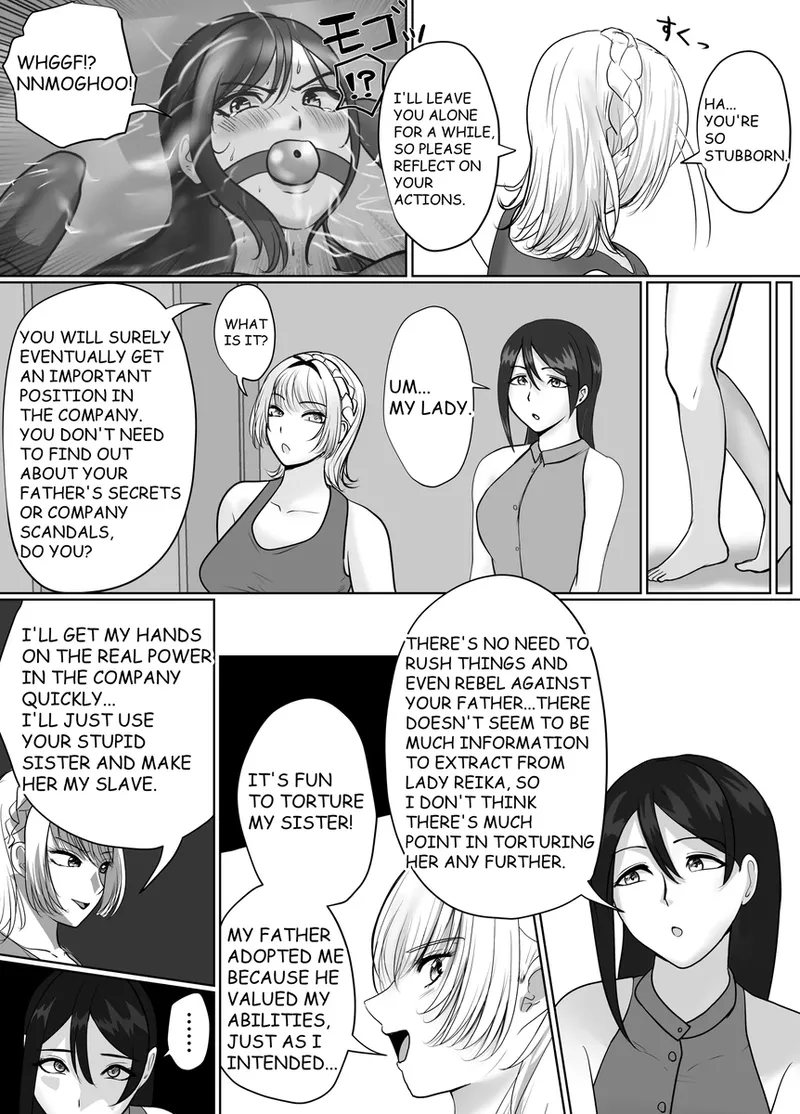 A young lady being arrested. Chapter 1-8 page 137 original parody - gag bondage hentai manga - read online free