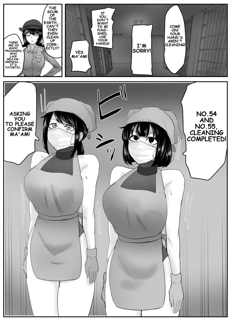 A young lady being arrested. Chapter 1-8 page 44 original parody - mouth mask bondage hentai manga - read online free