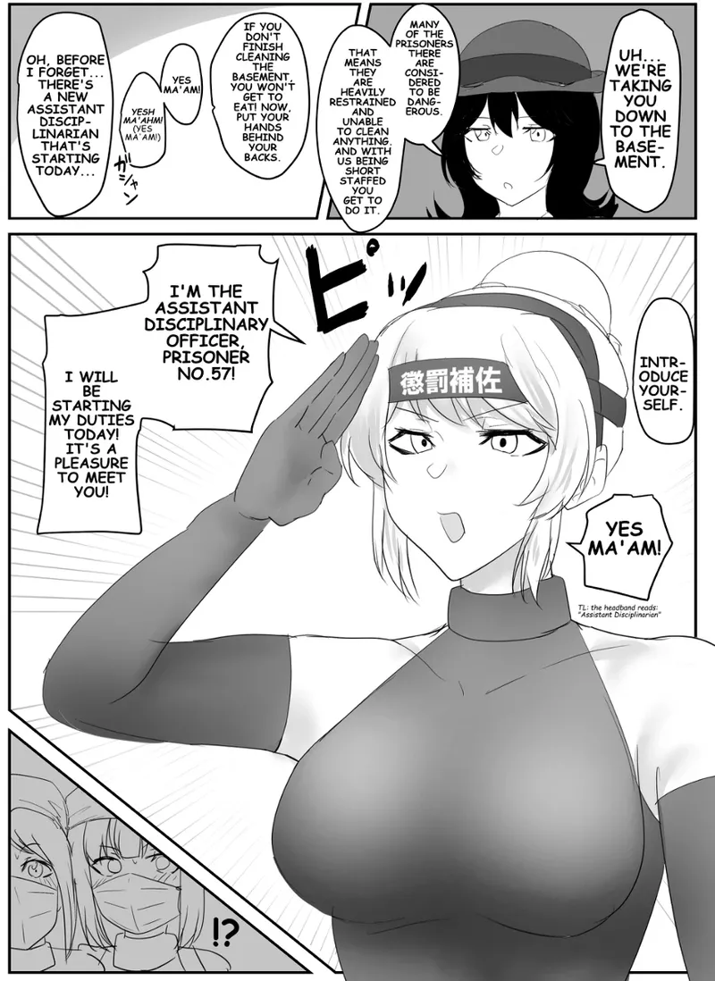 A young lady being arrested. Chapter 1-8 page 46 original parody - mouth mask bondage hentai manga - read online free