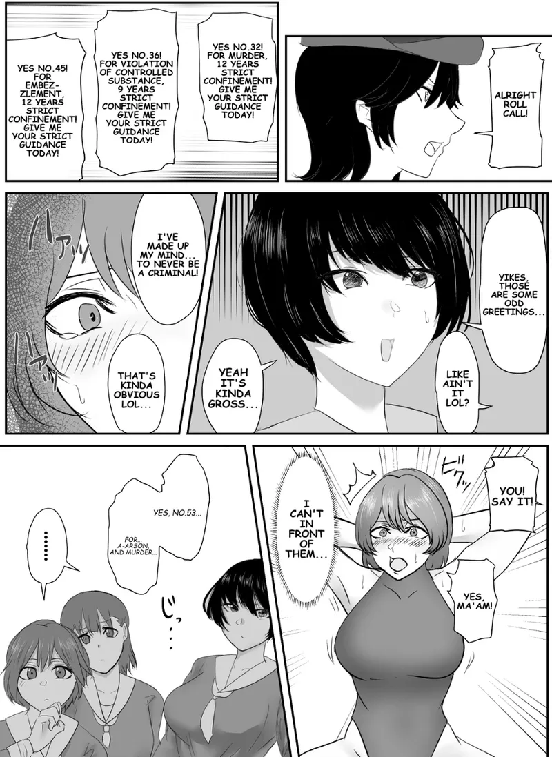 A young lady being arrested. Chapter 1-8 page 70 original parody - mouth mask bondage hentai manga - read online free