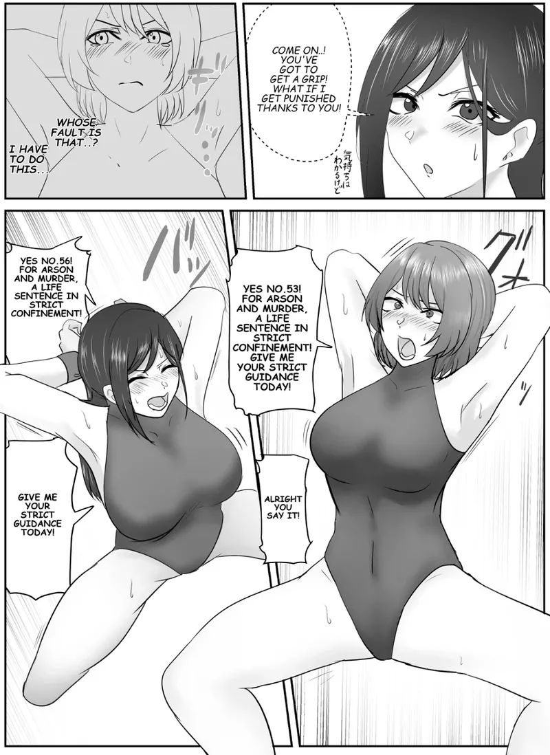 A young lady being arrested. Chapter 1-8 page 71 original parody - gag bondage hentai manga - read online free