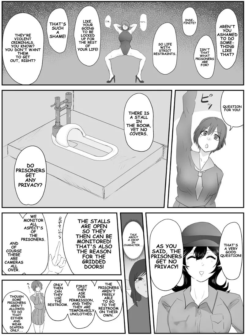 A young lady being arrested. Chapter 1-8 page 72 original parody - gag bondage hentai manga - read online free