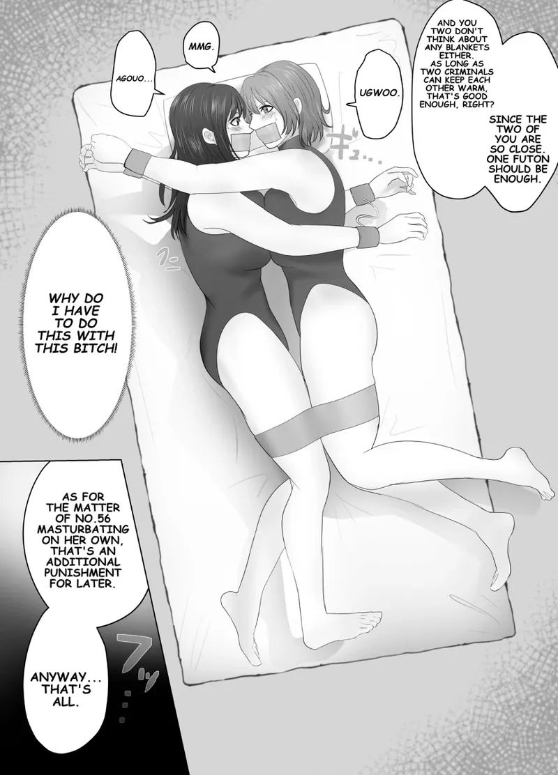 A young lady being arrested. Chapter 1-8 page 83 original parody - gag bondage hentai manga - read online free