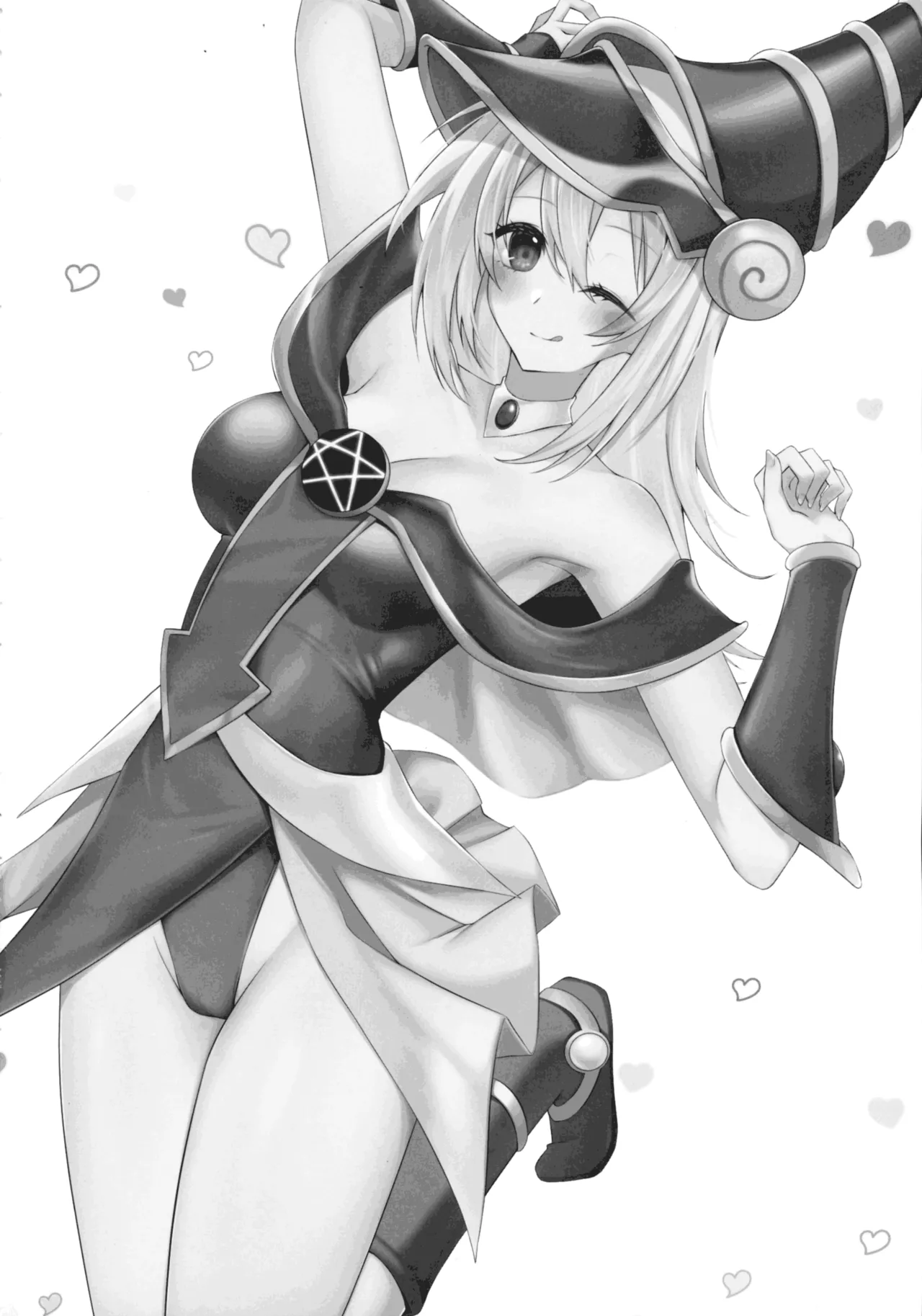 Chinpo Build Book page 16 featuring dark magician girl yu-gi-oh parody - read online free