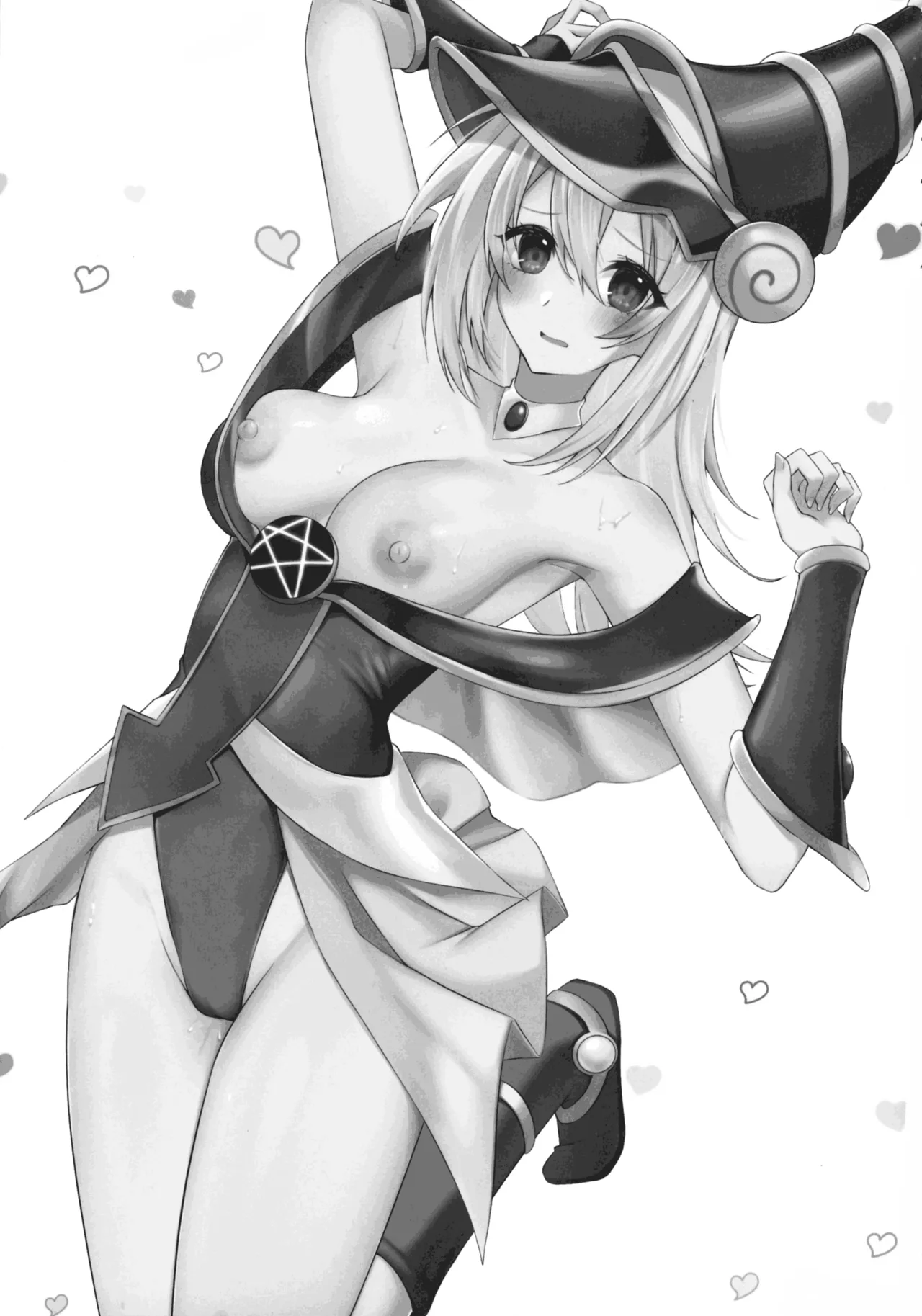 Chinpo Build Book page 17 featuring dark magician girl yu-gi-oh parody - read online free