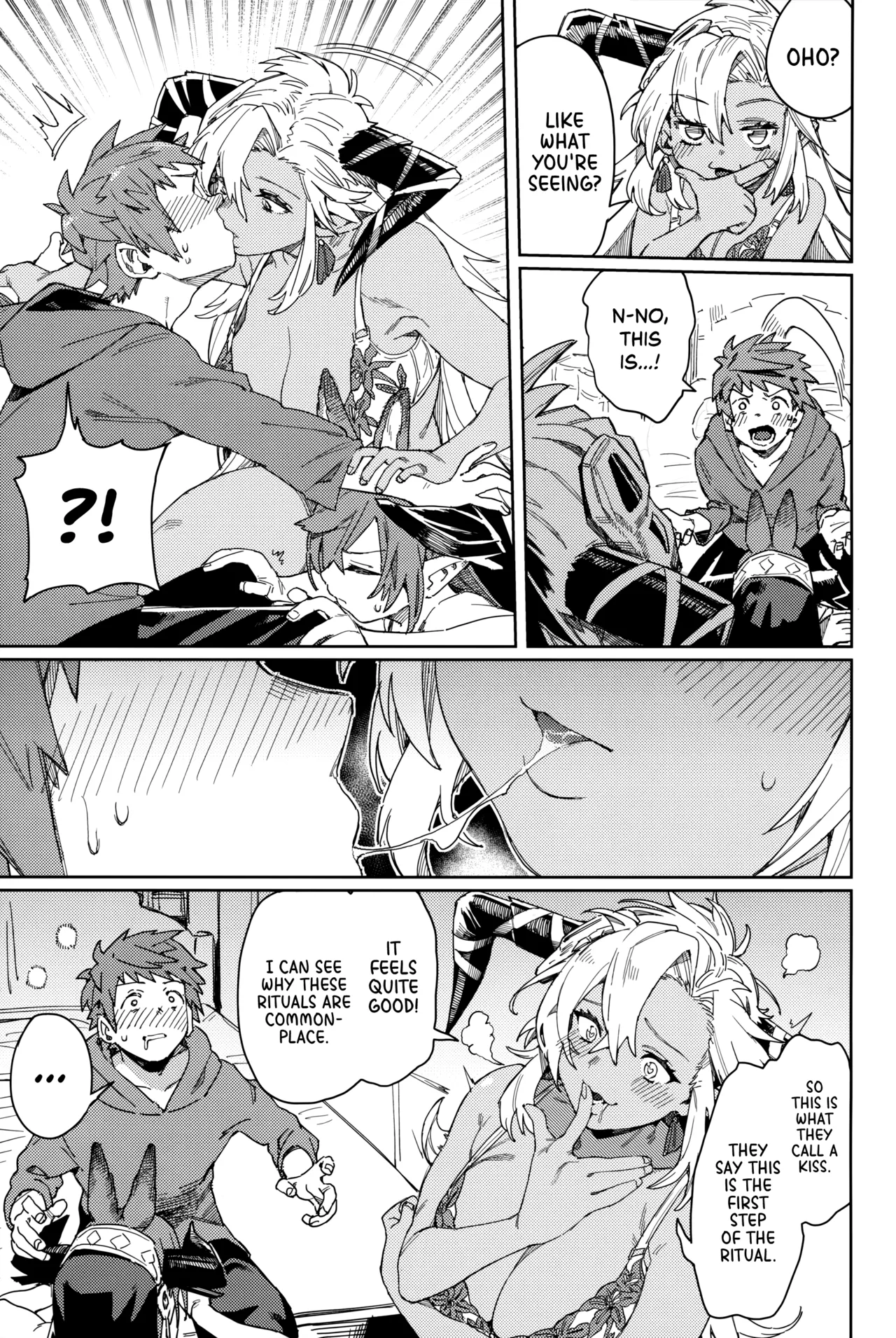 Tsugai Kenkyuu Note | Dyad Research Notes page 23 featuring fediel granblue fantasy parody - sole male big areolae hentai manga - read online free