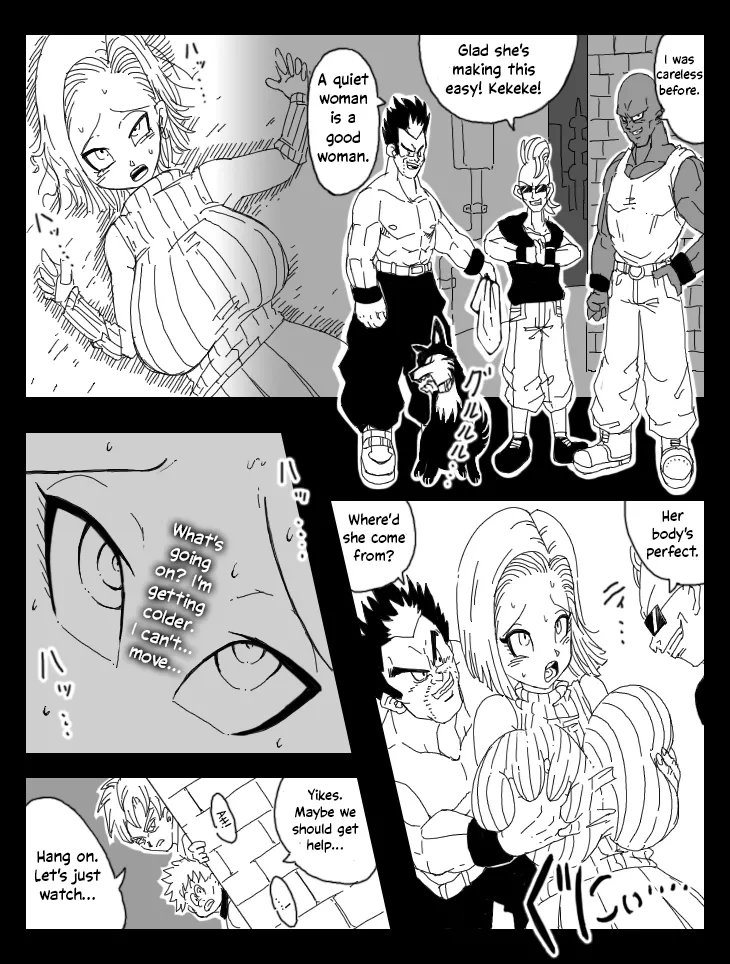 DRAGON ROAD 8 page 17 featuring android 18 dragon ball z parody - sole female big areolae hentai manga - read online free