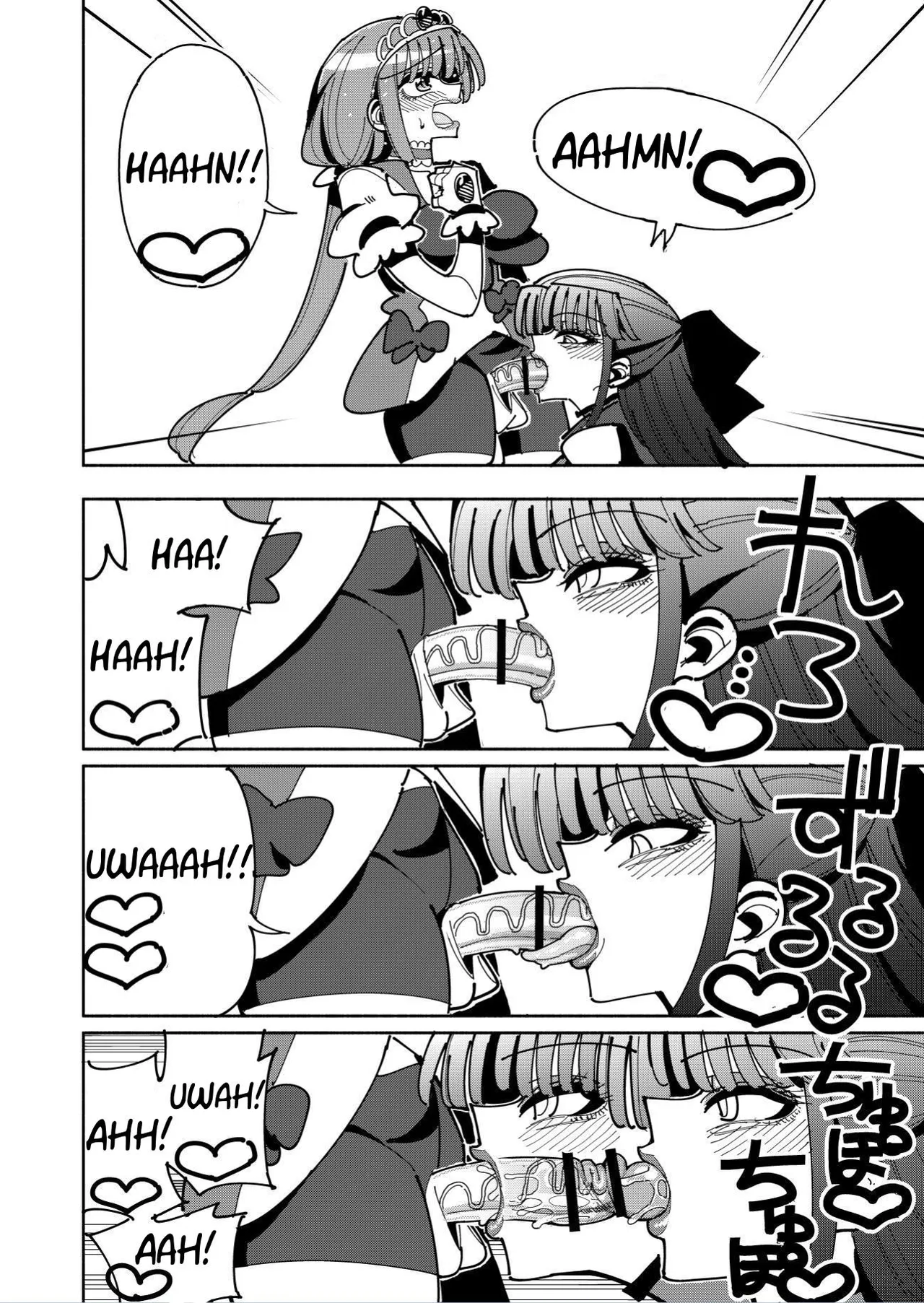 Futanari Mahou Shoujo VS Aku no Onna Kanbu no Yuuwaku | Futanari Magical Girl vs Seduction of an Evil Female Executive page 28 original parody - stockings blowjob hentai manga - read online free