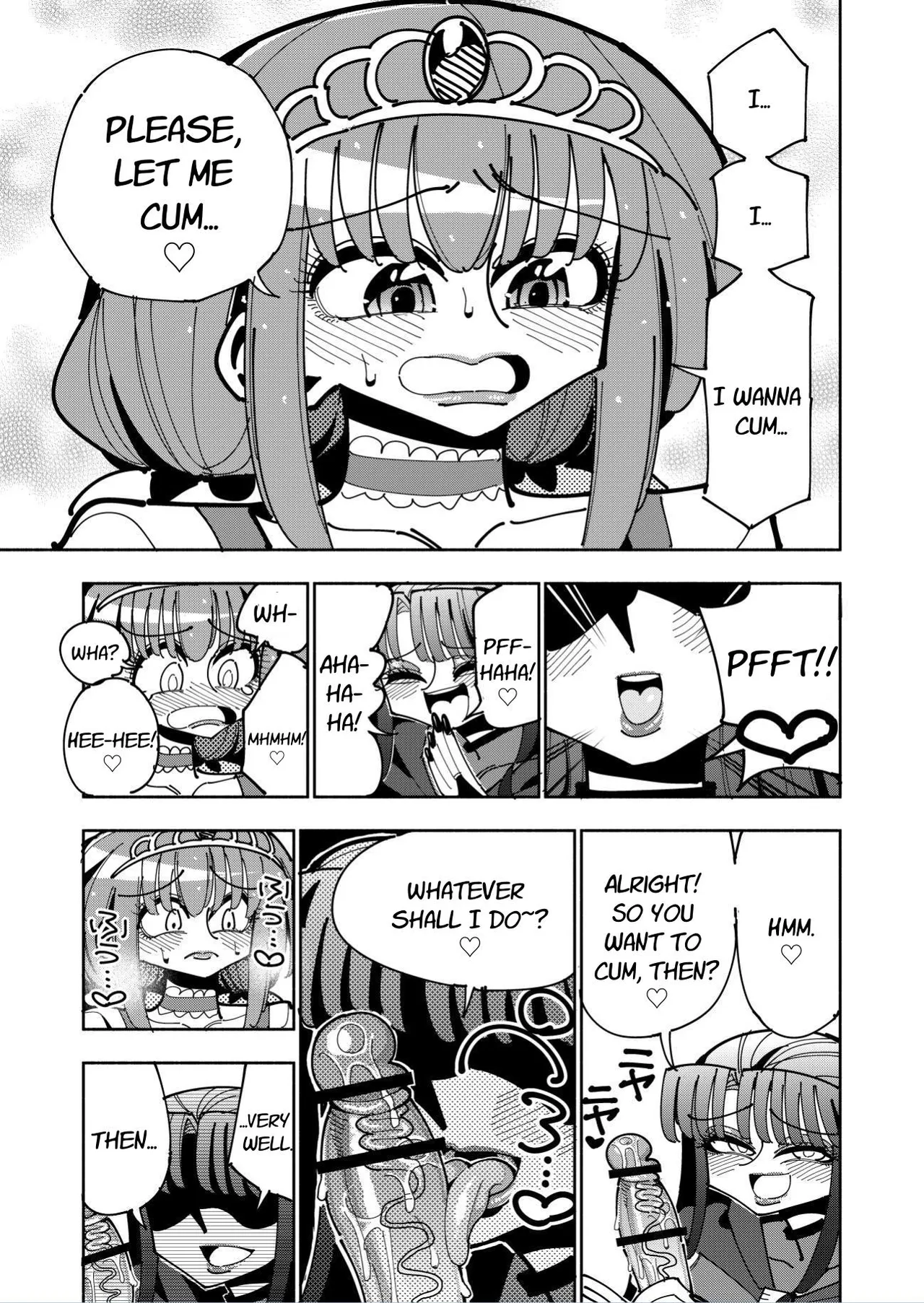 Futanari Mahou Shoujo VS Aku no Onna Kanbu no Yuuwaku | Futanari Magical Girl vs Seduction of an Evil Female Executive page 31 original parody - stockings blowjob hentai manga - read online free