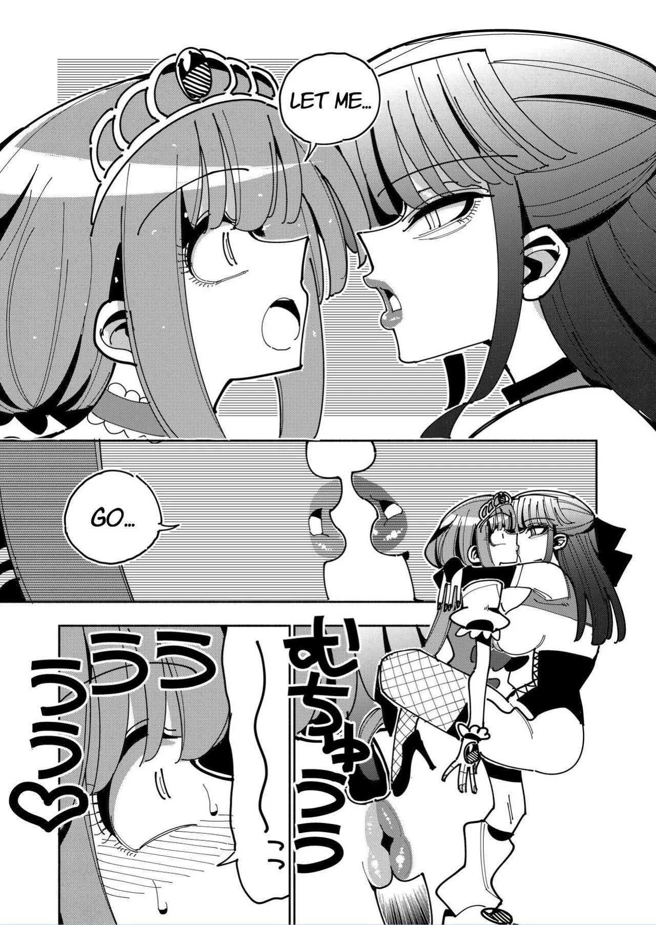 Futanari Mahou Shoujo VS Aku no Onna Kanbu no Yuuwaku | Futanari Magical Girl vs Seduction of an Evil Female Executive page 51 original parody - futanari magical girl hentai manga - read online free