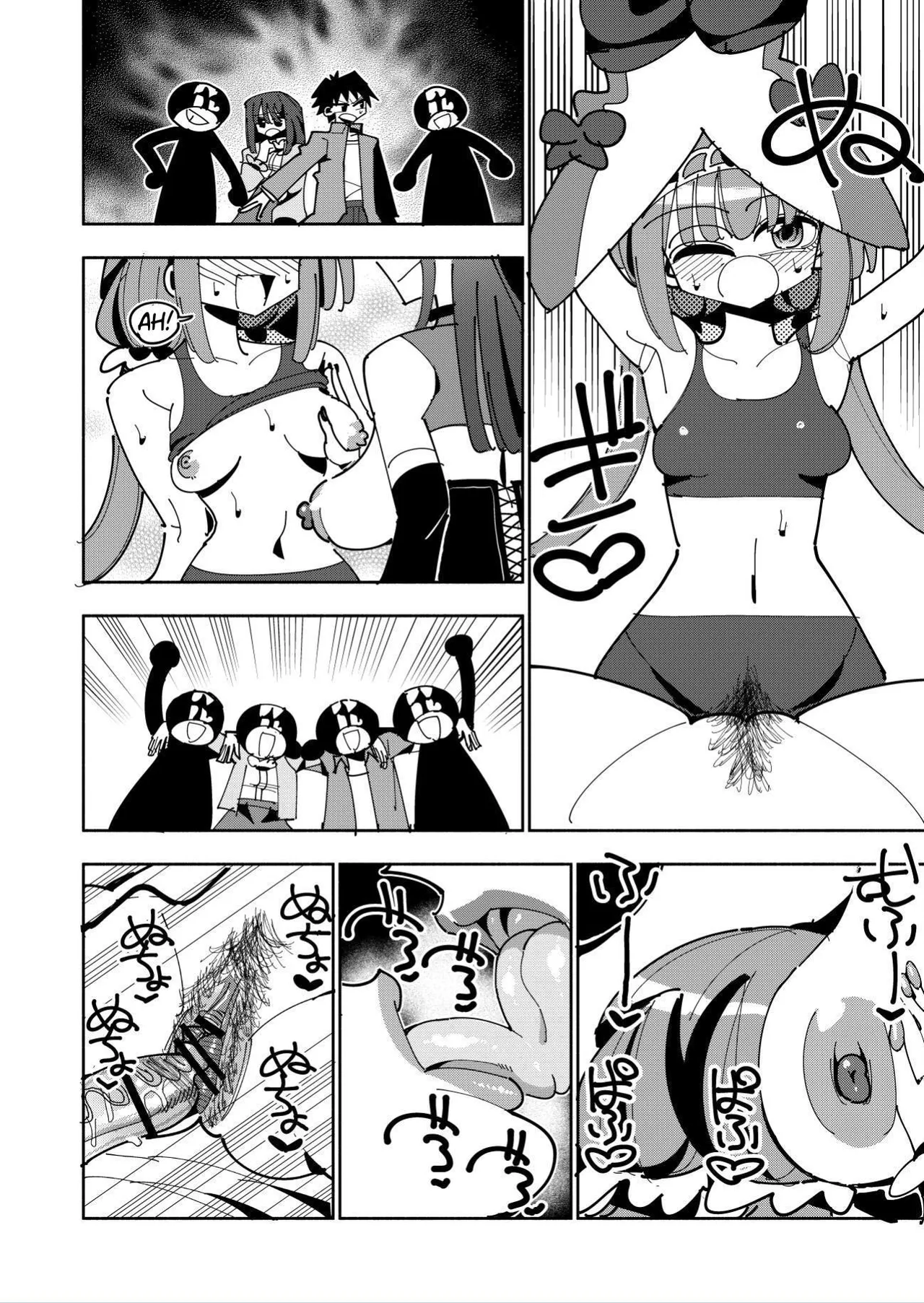 Futanari Mahou Shoujo VS Aku no Onna Kanbu no Yuuwaku | Futanari Magical Girl vs Seduction of an Evil Female Executive page 56 original parody - stockings blowjob hentai manga - read online free