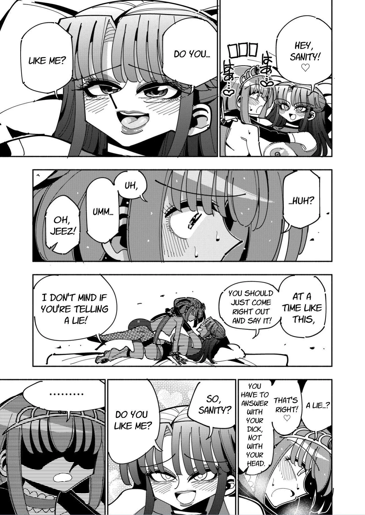 Futanari Mahou Shoujo VS Aku no Onna Kanbu no Yuuwaku | Futanari Magical Girl vs Seduction of an Evil Female Executive page 59 original parody - stockings blowjob hentai manga - read online free