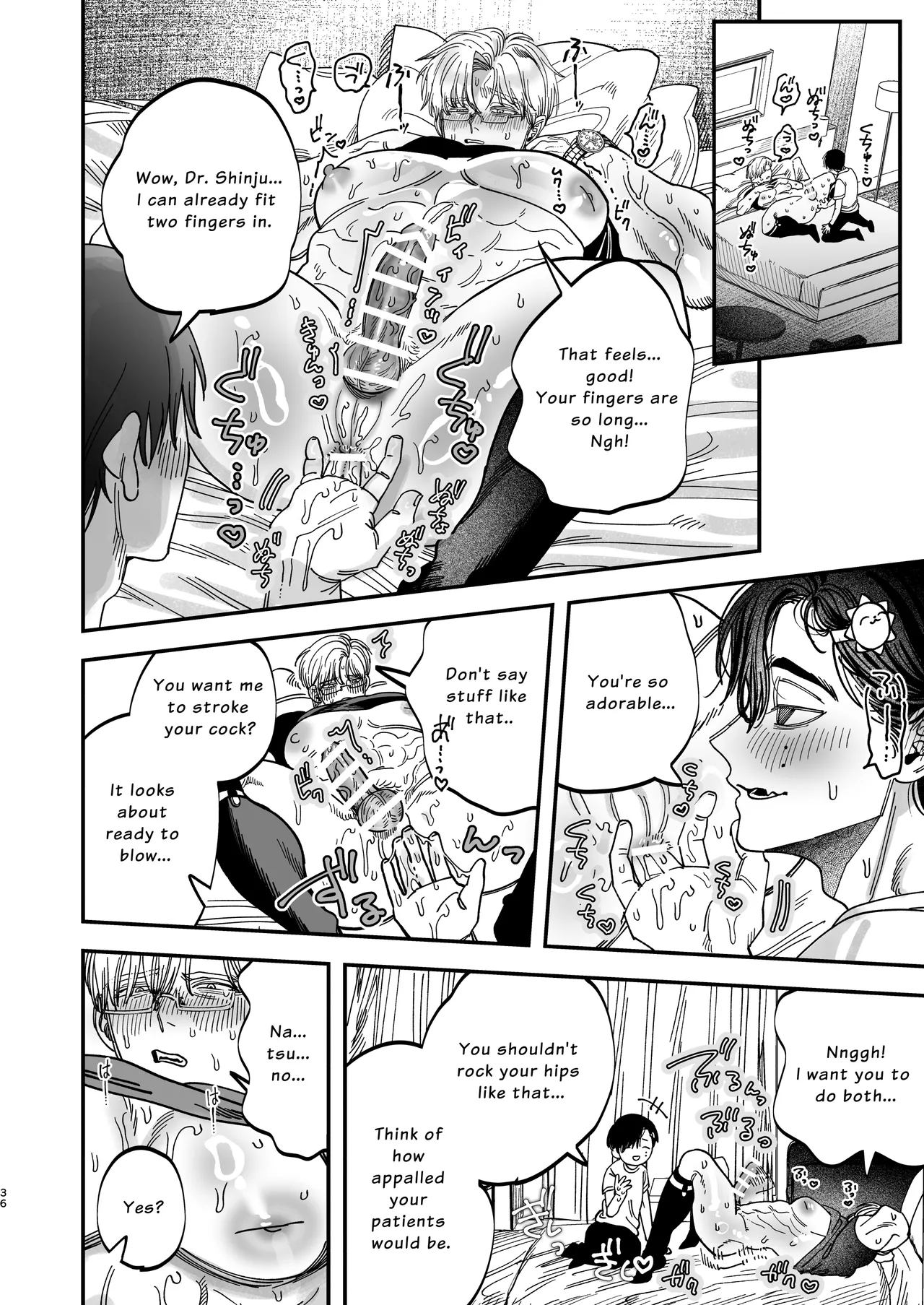 The Beefy Stoic Surgeon is Obsessed with His Younger Golden-Retriever Nurse's Cock! page 37 original parody - sweating kissing hentai manga - read online free