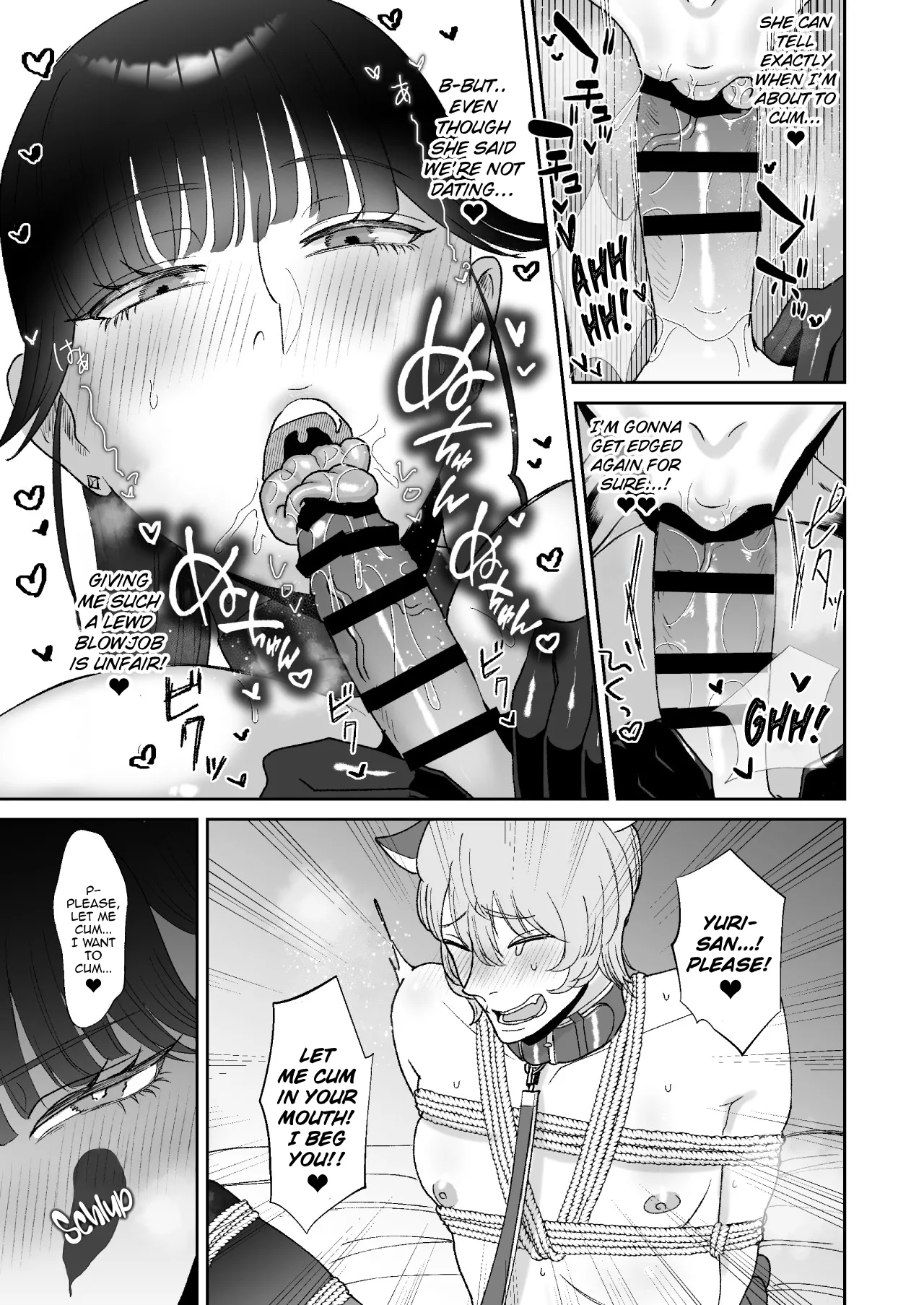 [Okuchi no Okuchi (Watari Kaoru)] Boku wa Maso ga Daikoubutsu na Onee-san no Omocha | I’m the Toy of a Masochist’s Lover Onee-san [English] page 14 original parody - big breasts pegging hentai manga - read online free