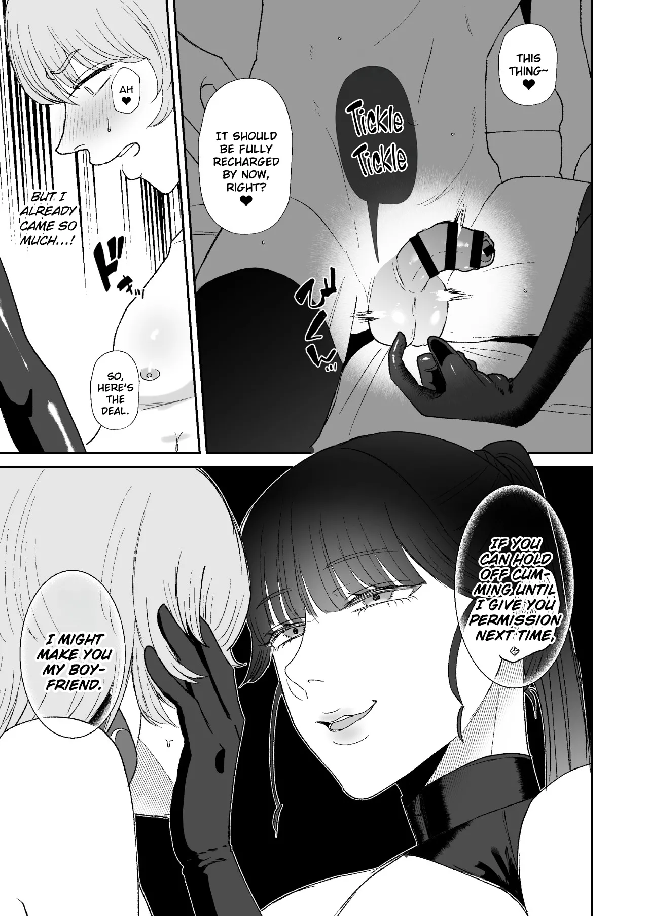 [Okuchi no Okuchi (Watari Kaoru)] Boku wa Maso ga Daikoubutsu na Onee-san no Omocha | I’m the Toy of a Masochist’s Lover Onee-san [English] page 22 original parody - paizuri multiple orgasms hentai manga - read online free