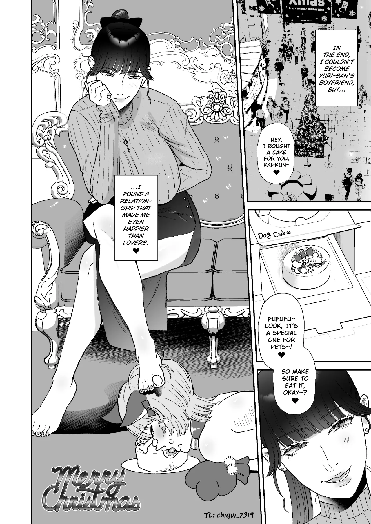 [Okuchi no Okuchi (Watari Kaoru)] Boku wa Maso ga Daikoubutsu na Onee-san no Omocha | I’m the Toy of a Masochist’s Lover Onee-san [English] page 41 original parody - big breasts pegging hentai manga - read online free