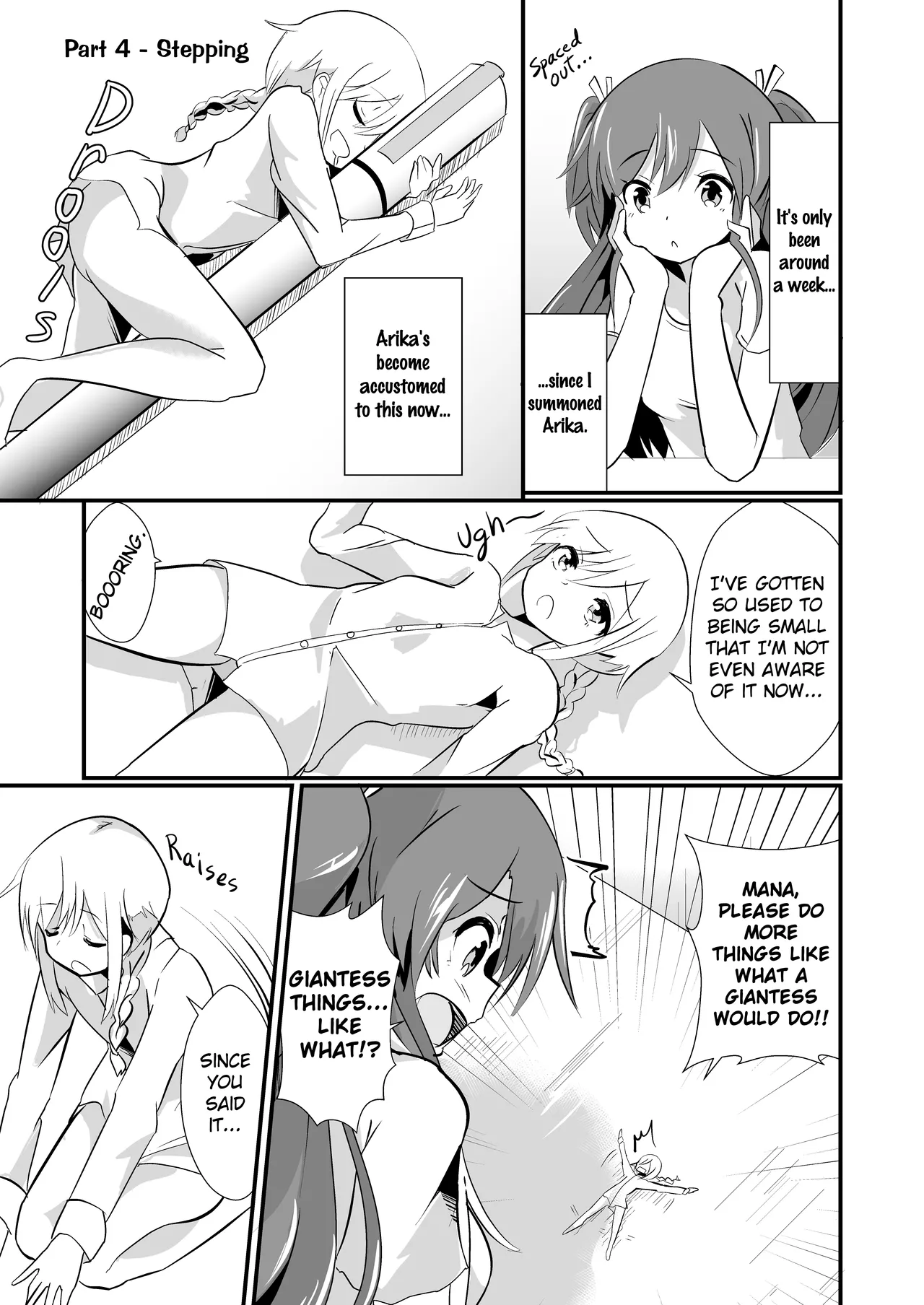 Jikkakuchou Hokan no Mana page 37 original parody - yuri females only hentai manga - read online free