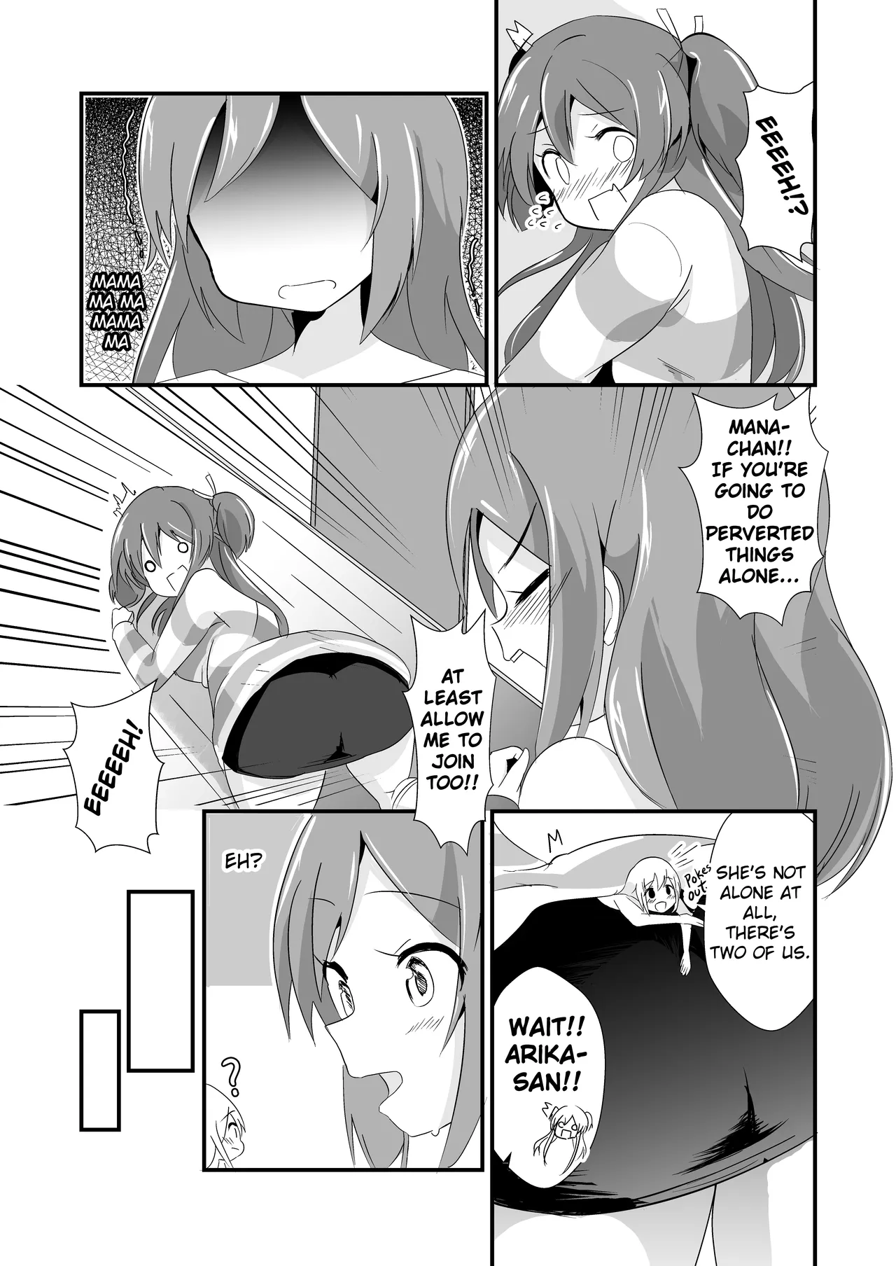 Jikkakuchou Hokan no Mana page 63 original parody - yuri females only hentai manga - read online free