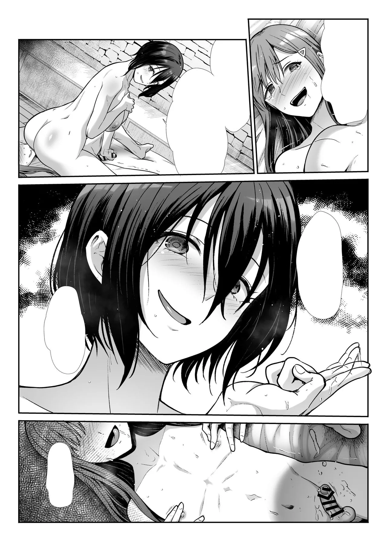 Downer Onee-sama wa Mae mo Ushiro mo Aishitai | Languid Lady Wants Make Love To Both The Front & Behind page 146 original parody - cum swap virginity hentai manga - read online free