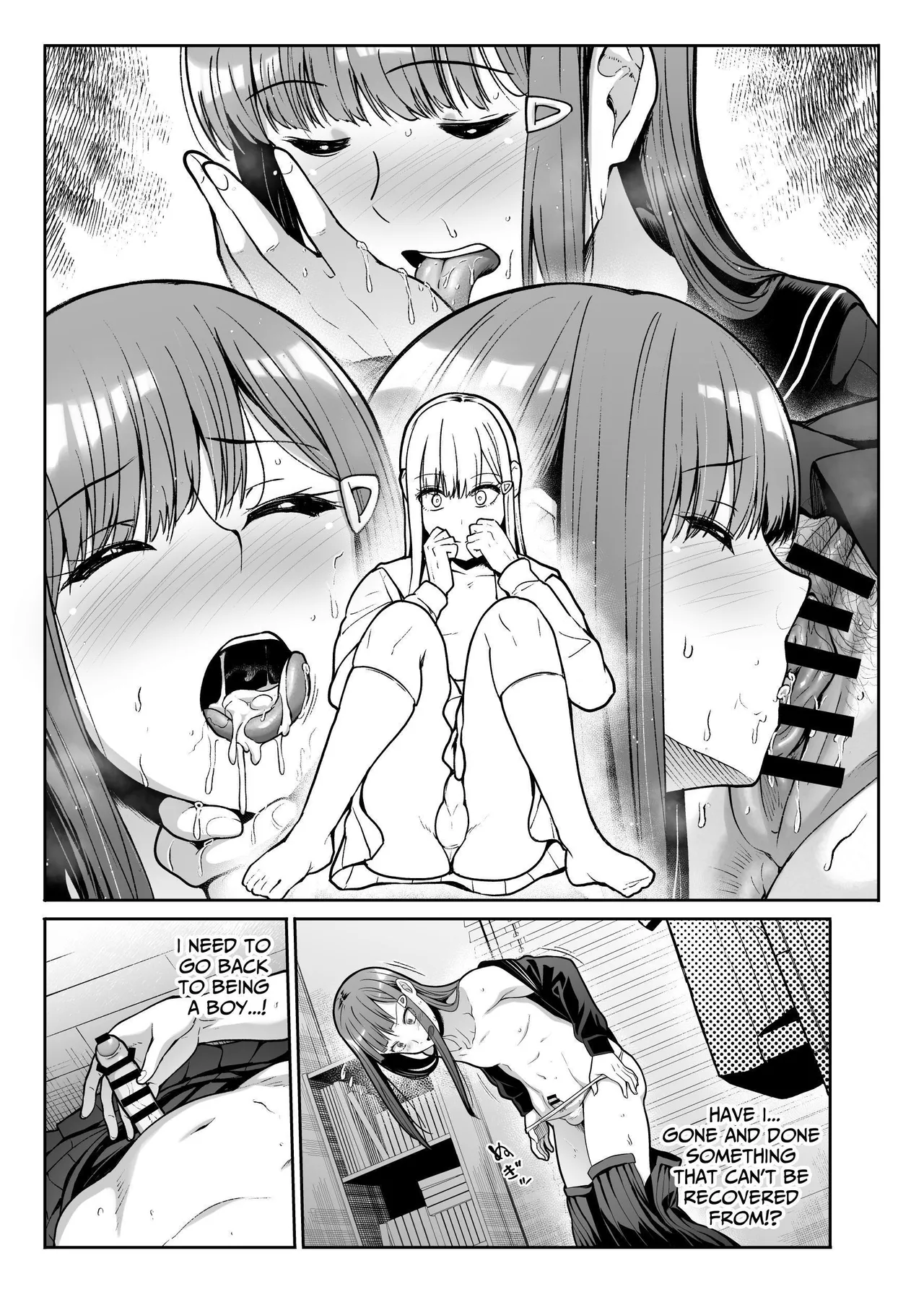 Downer Onee-sama wa Mae mo Ushiro mo Aishitai | Languid Lady Wants Make Love To Both The Front & Behind page 41 original parody - cum swap virginity hentai manga - read online free