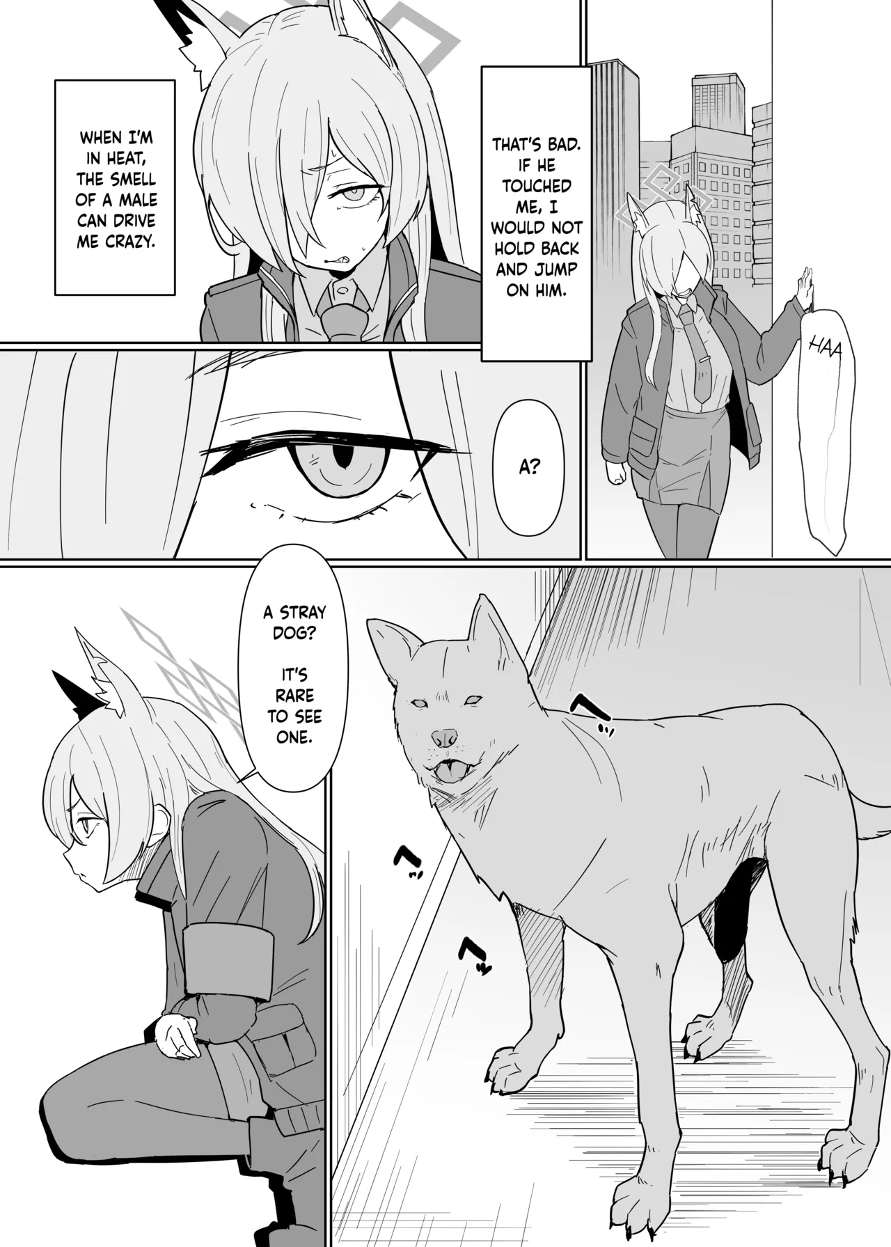 Page 4 of [The HORIZON (Tsurugi)] Hatsujouki Kouan Kyokuchou Norainu Yuuwaku Maji Koubi (Blue Archive) [Digital] [English] [MrVoldo]