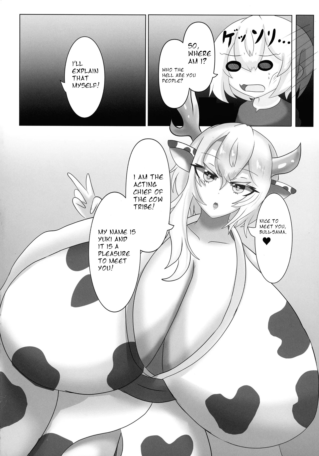 HaraUshi Haramasete sukue Shounen to Nana-ri no Bakunyuu Ushiko page 16 original parody - paizuri big breasts hentai manga - read online free
