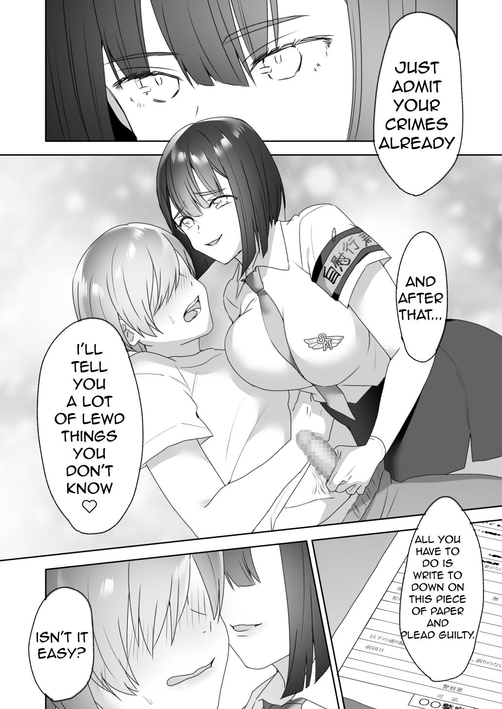 Jiikoui Torishimarikan page 38 original parody - sole male mosaic censorship hentai manga - read online free