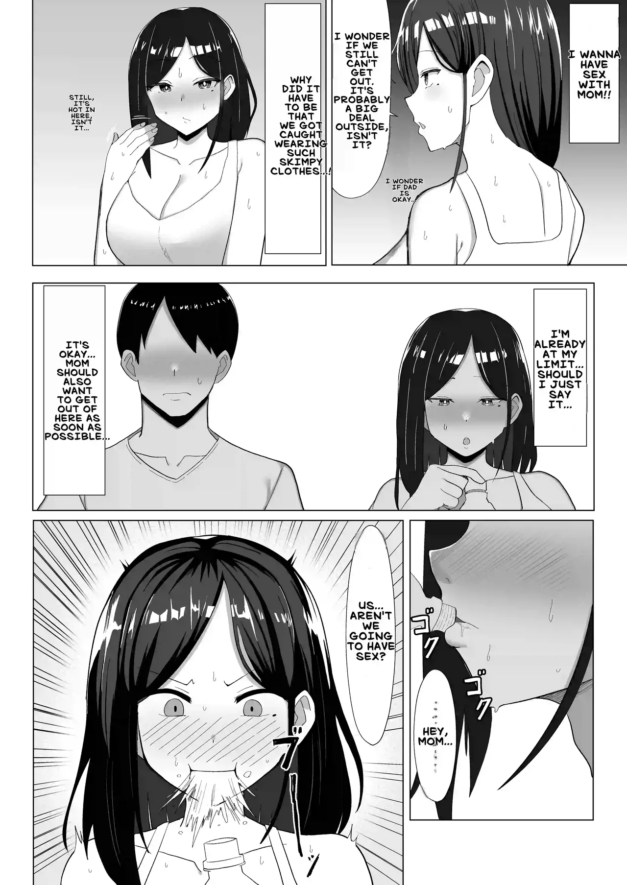 [Mustard Teikoku (Europia)] Kaa-chan to Sex Shinai to Derarenai Heya ~Kuchiurusai Haha to Hankouki no Ore~ | My annoying Mother and I, who's going through rebellious Phase [English] [BroadHareBreeder] page 15 original parody - milf big breasts hentai manga - read online free