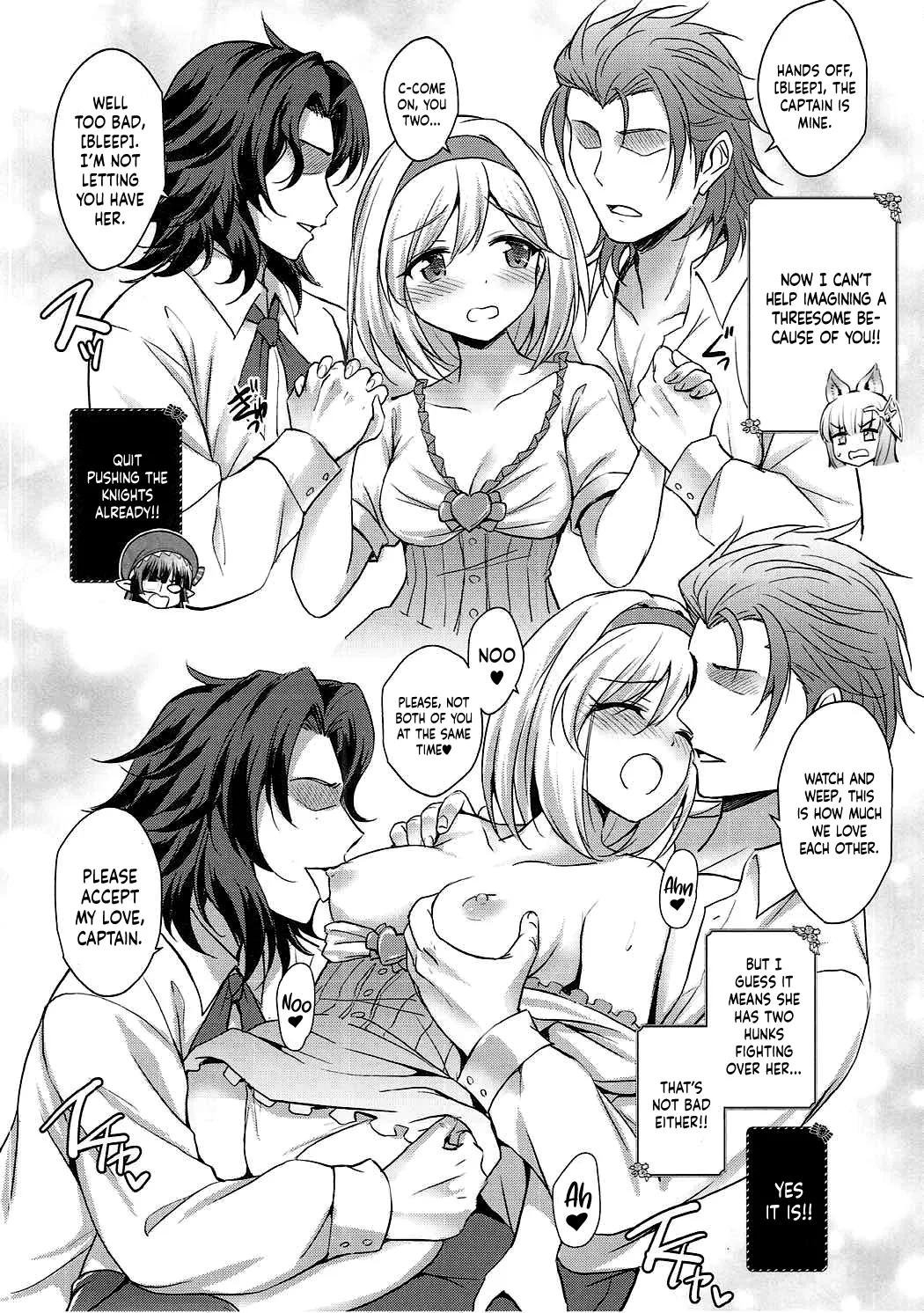 Warera ga Djeeta Danchou wa Dosukebe | Our Captain Djeeta Is Lewd page 17 featuring djeeta granblue fantasy parody - handjob kissing hentai manga - read online free