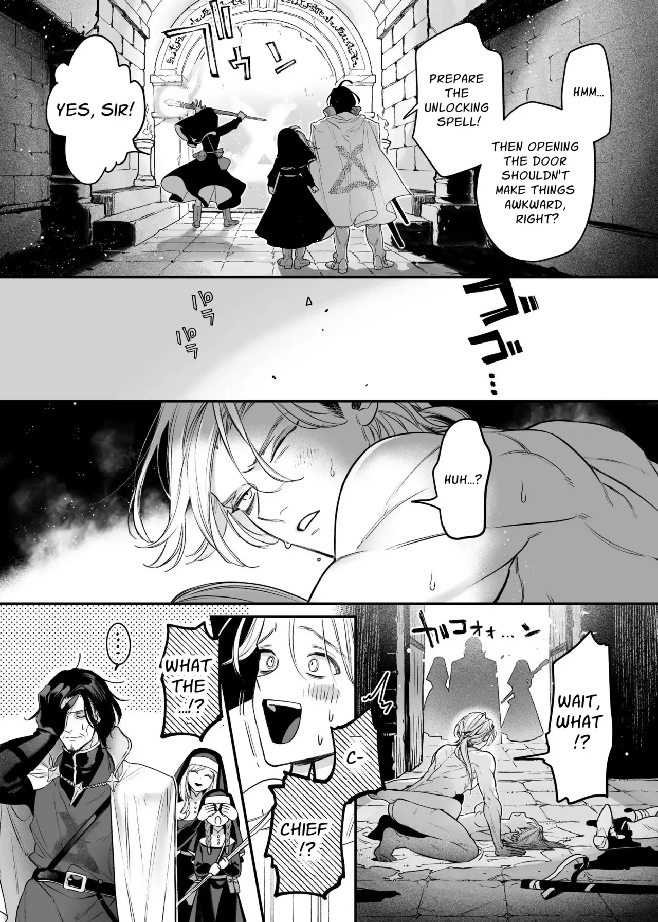 Tada no Osananajimi no Hazudatta Kiyoshi Kishi ga Danjon no Misshitsu de Sekinen no Shūchaku o Kokuhaku Shitekita!?｜The Holy Knight Who Was Supposed To Be My Friend Confesses His Obsession For Me In A Dungeon Room page 66 original parody - kissing nun hentai manga - read online free