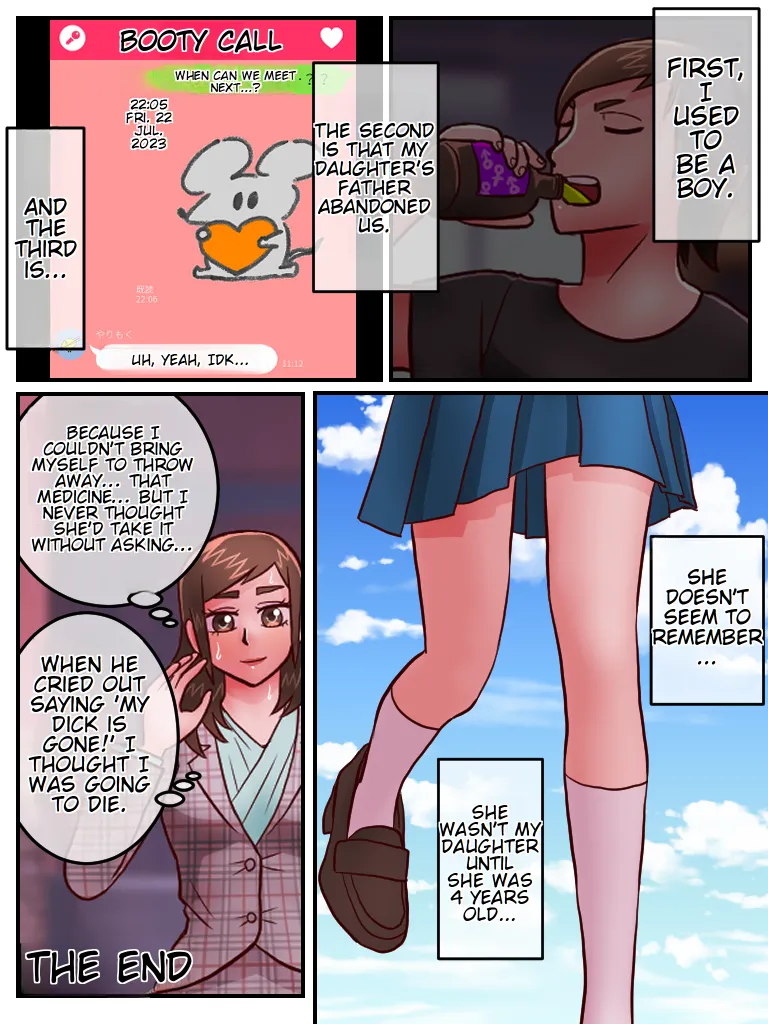 The Half-Life of a Man Who Became a Woman in Junior High page 29 original parody - full color mosaic censorship hentai manga - read online free