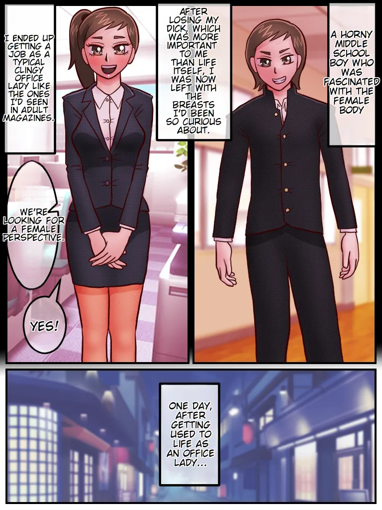 The Half-Life of a Man Who Became a Woman in Junior High page 9 original parody - sole female full color hentai manga - read online free