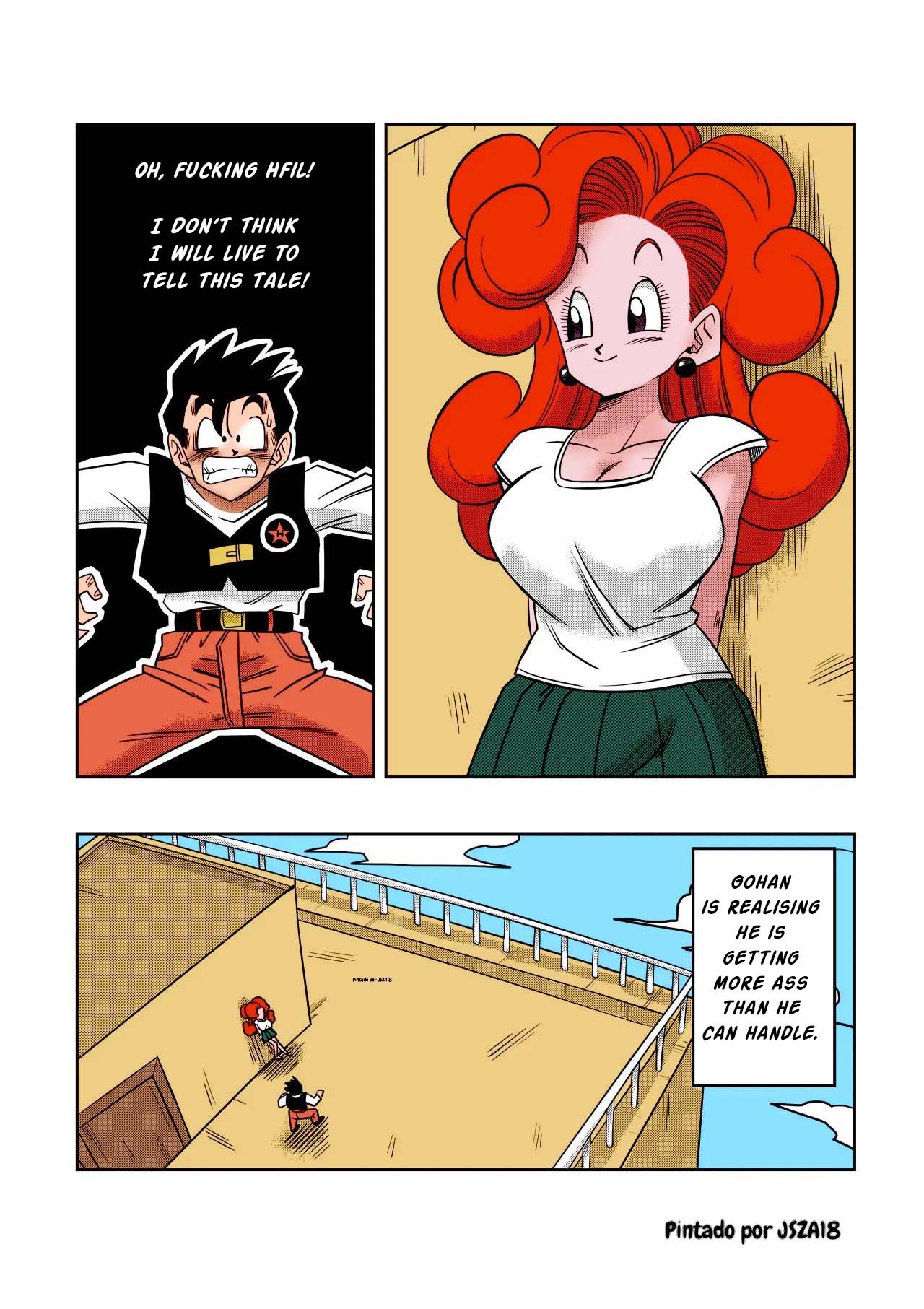 LOVE TRIANGLE Z Part 1-4 page 118 featuring erasa dragon ball z parody - milf big breasts hentai manga - read online free