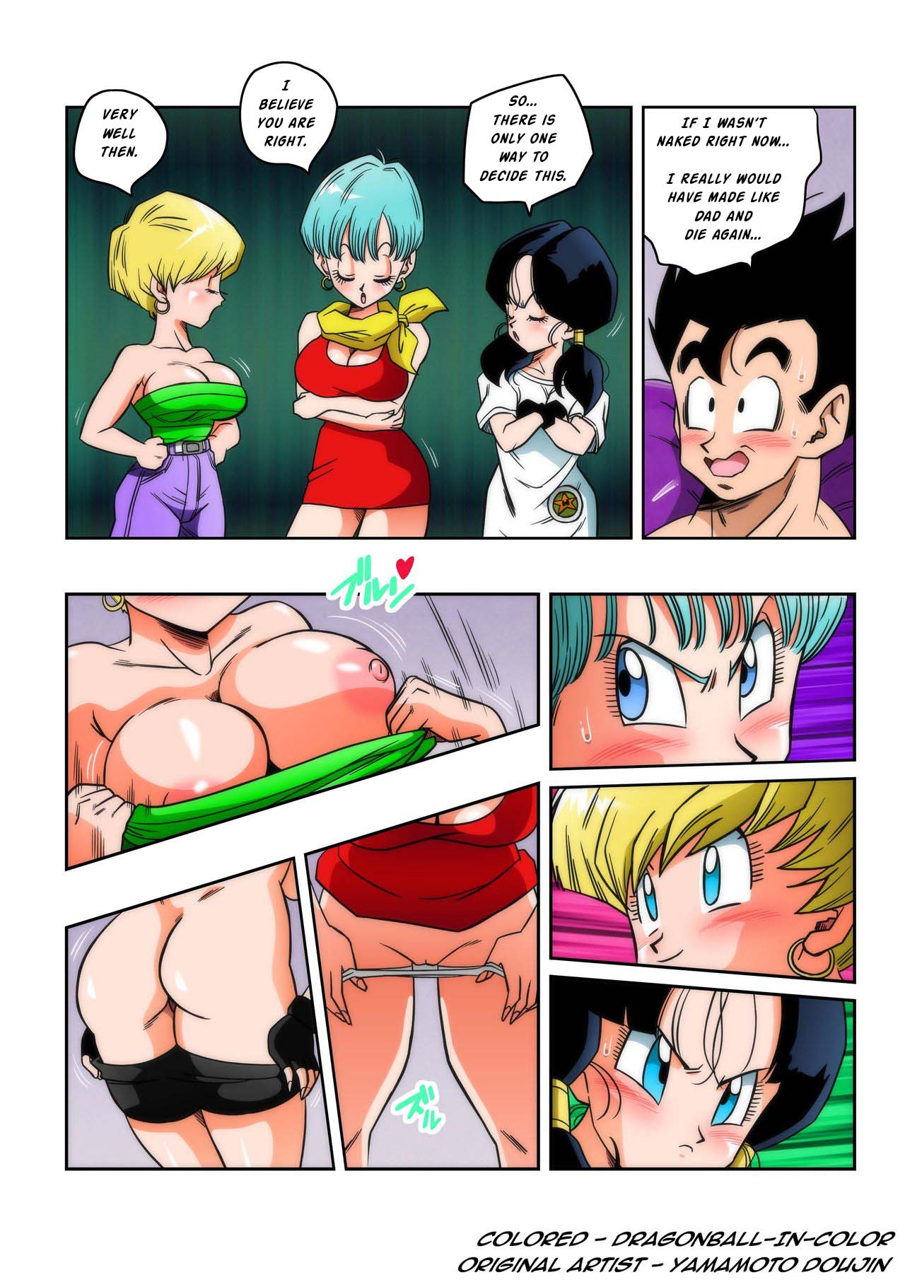 LOVE TRIANGLE Z Part 1-4 page 91 featuring erasa dragon ball z parody - milf big breasts hentai manga - read online free