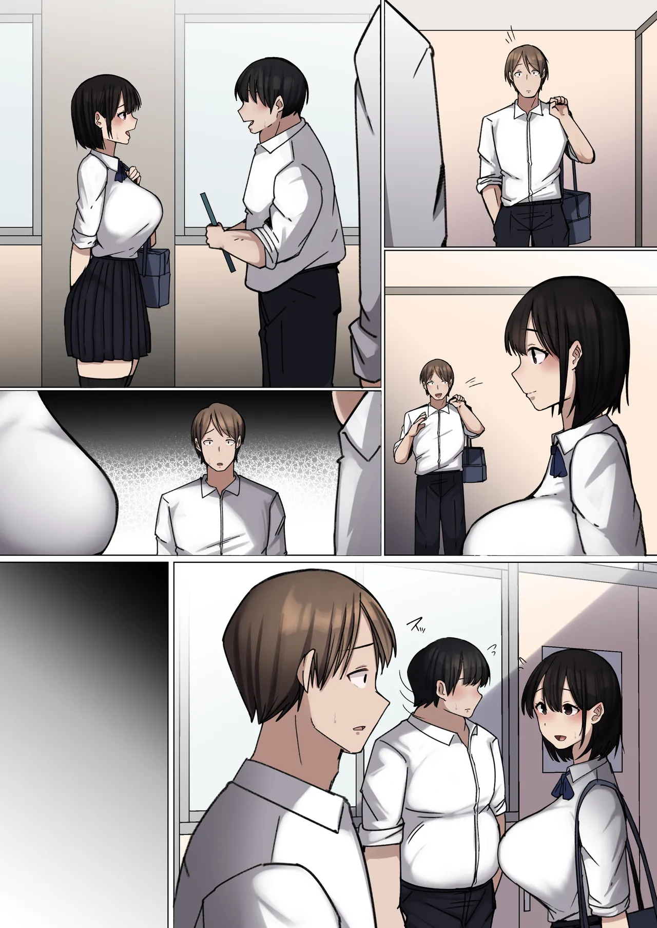 Sewayaki Osananajimi ga Futoukou Inkya ni Futsukakan de Netorareru page 88 original parody - big breasts schoolboy uniform hentai manga - read online free