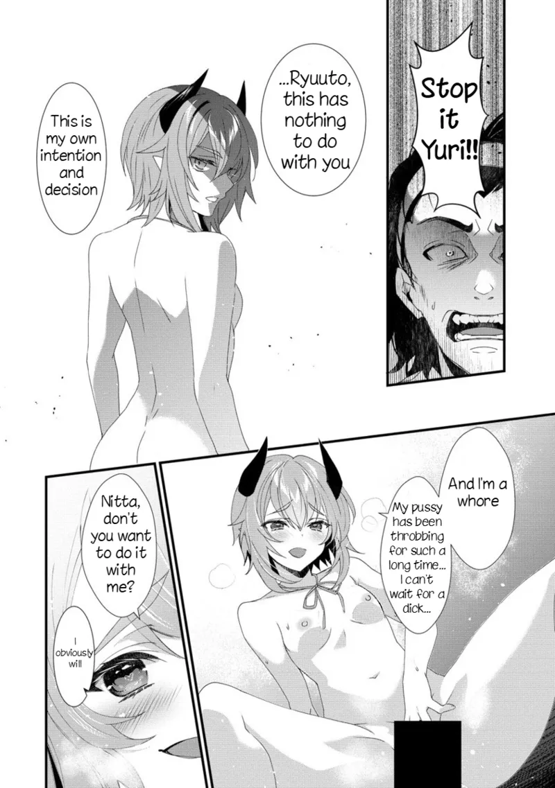 Gedou Tenisha no Harem Dungeon Seisakuki Ch15 page 21 - kissing netorare hentai manga - read online free