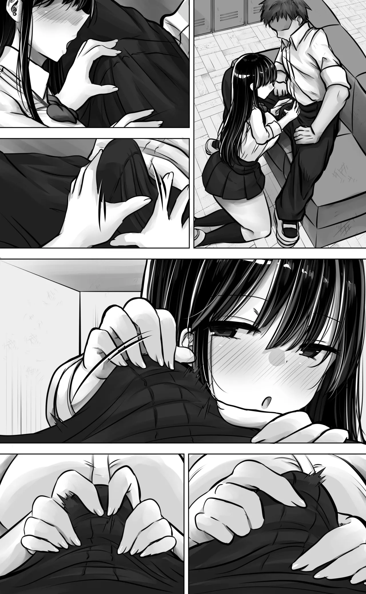 Metsuki mo Kuchi mo Warui Kouhai-chan wa Ore no Koto ga Suki. page 82 original parody - big breasts schoolgirl uniform hentai manga - read online free