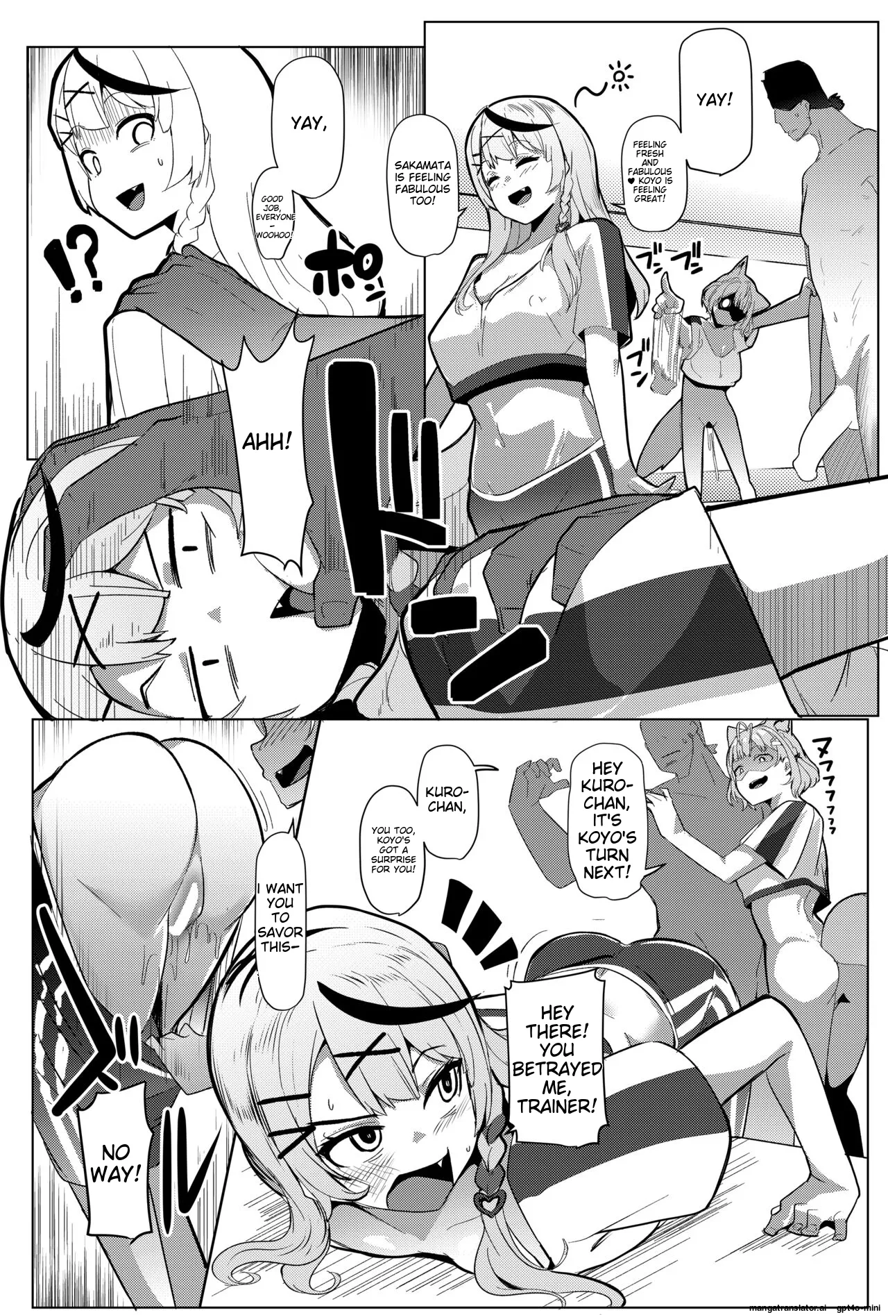 Osucollab 3 page 17 featuring sakamata chloe hololive parody - big breasts group hentai manga - read online free