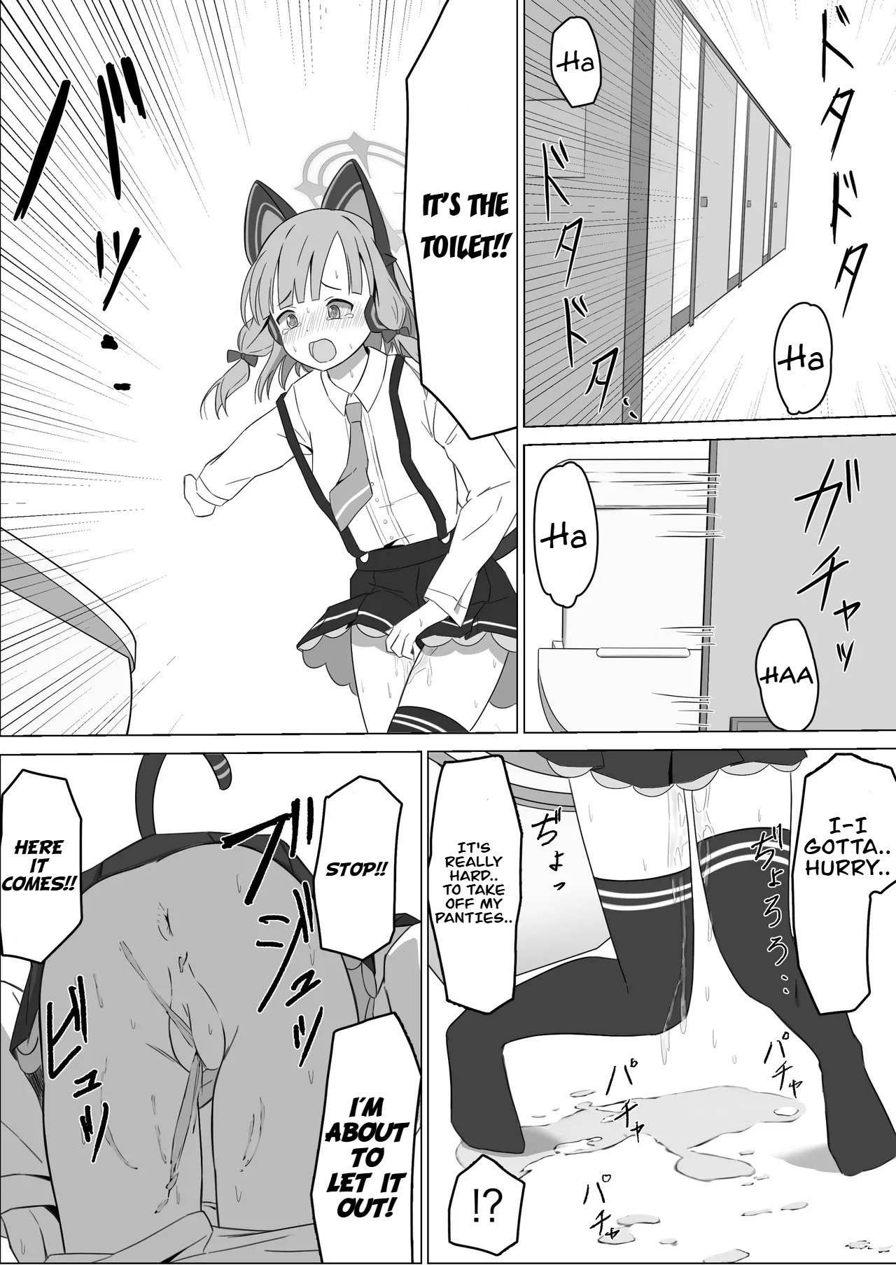 Momoi Splash! page 12 featuring momoi saiba blue archive parody - stockings kemonomimi hentai manga - read online free