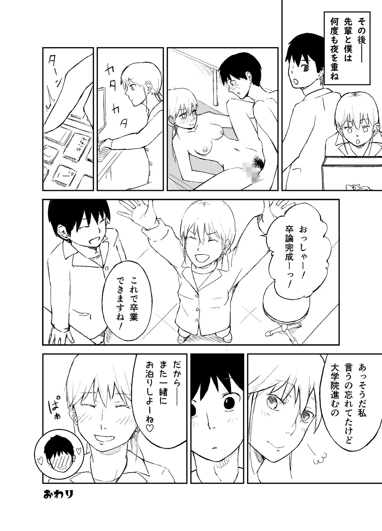 Hito no Seishoku Koui ni Kansuru Kenkyuu page 21 original parody - sole female sole male hentai manga - read online free